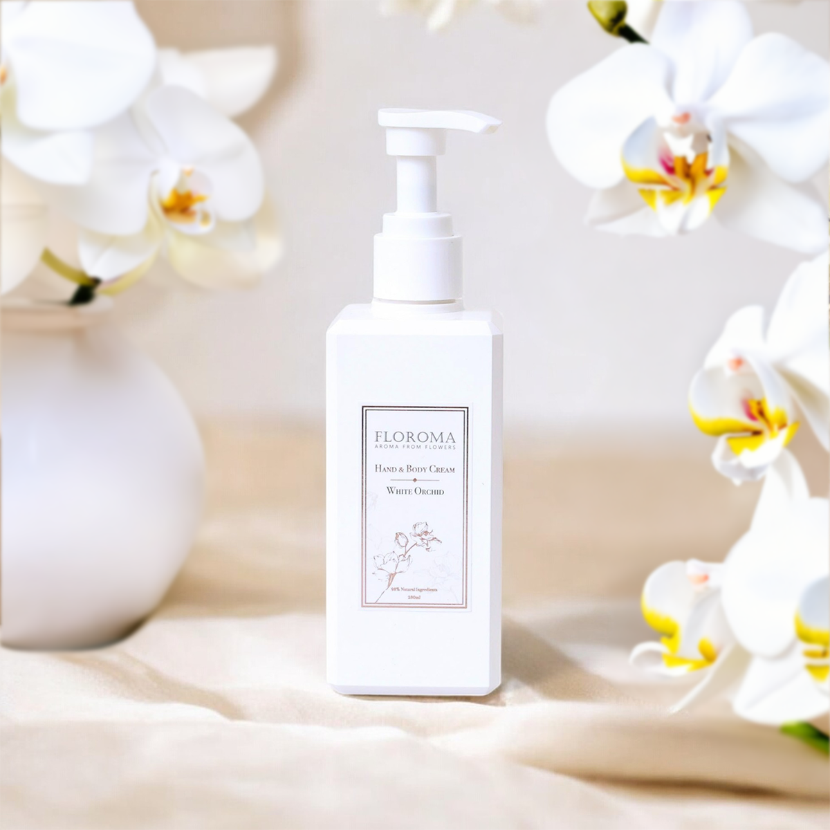 【限時優惠】白蘭花香氛身體乳液 White Orchid Hand & Body Cream