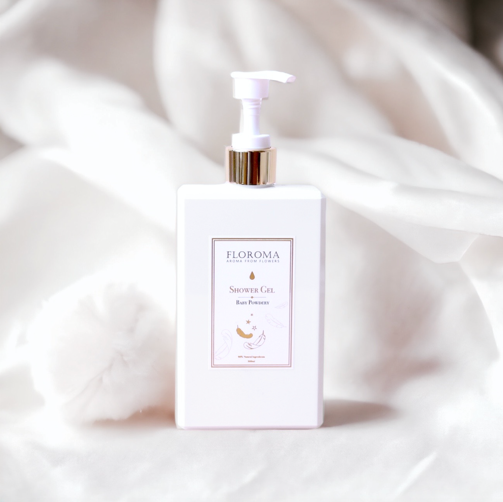 爽身粉雪肌香氛沐浴露 Baby Powdery Brightening Shower Gel