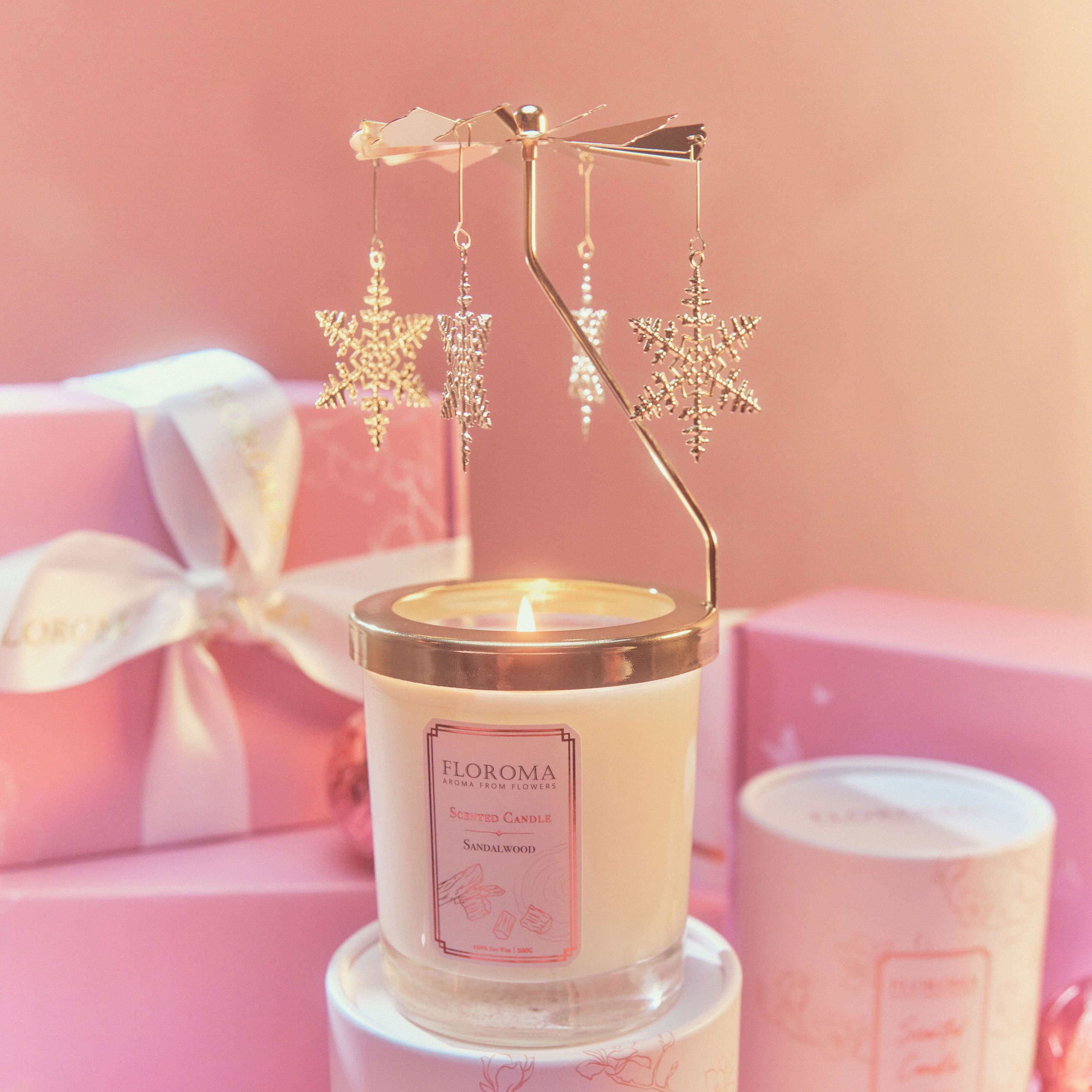 【雙重享受】2+2 香薰旋轉燭台套裝 Candle Carousel Delux Set