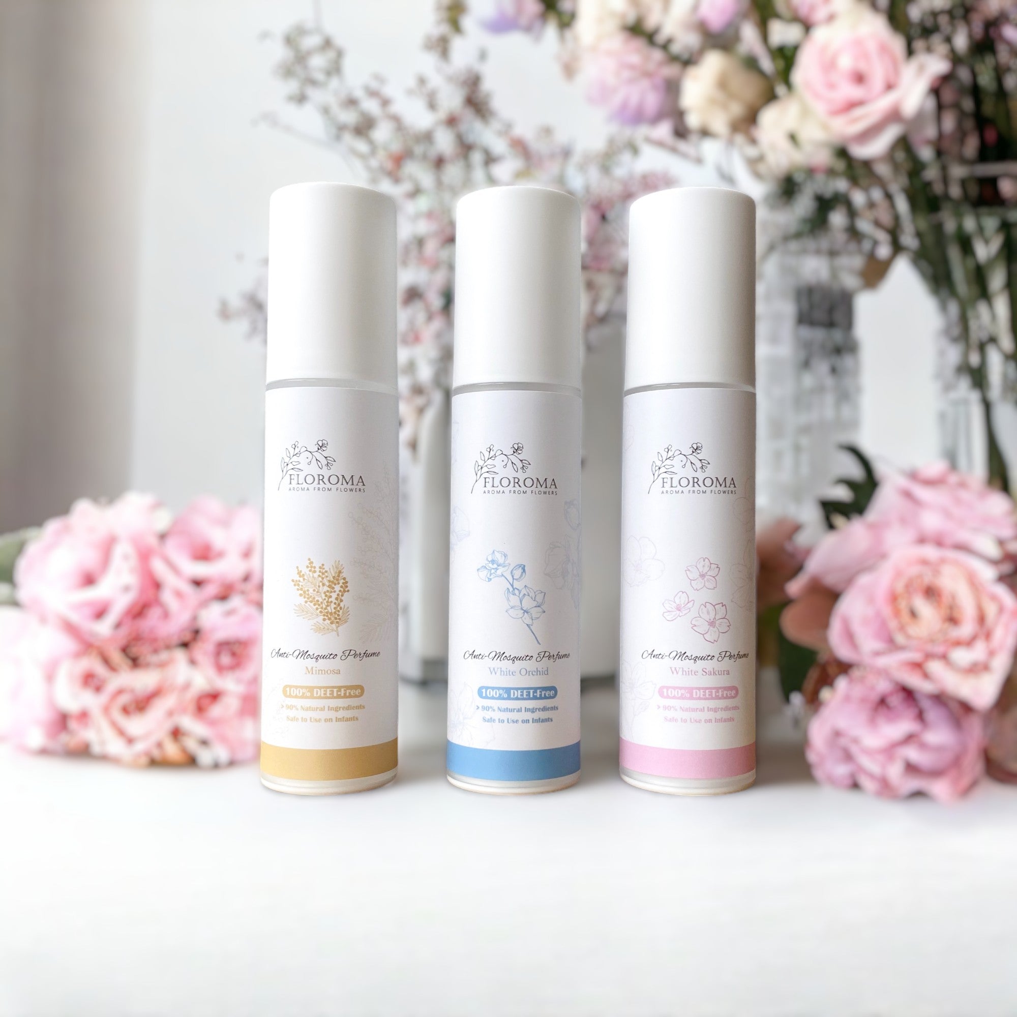 天然防蚊香水3支套裝 (5 款香味可選) Anti-Mosquito Perfume Combo(5 scents)