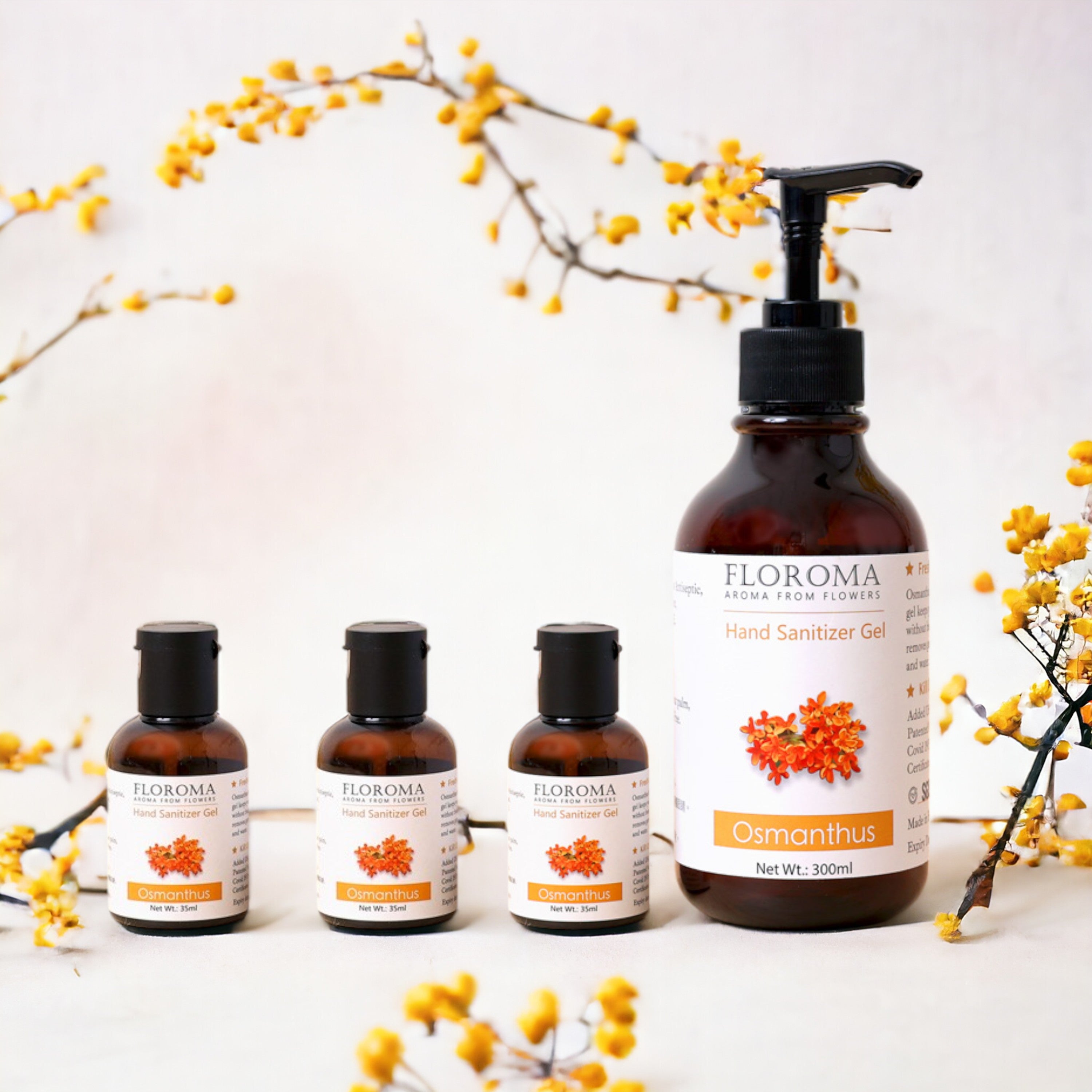 【買一送三】家庭裝:桂花納米消毒搓手液 Osmanthus Hand Sanitizer Refill