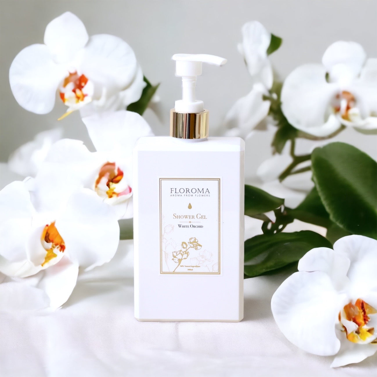 白蘭花雪肌香氛沐浴露 White Orchid Brightening Shower Gel