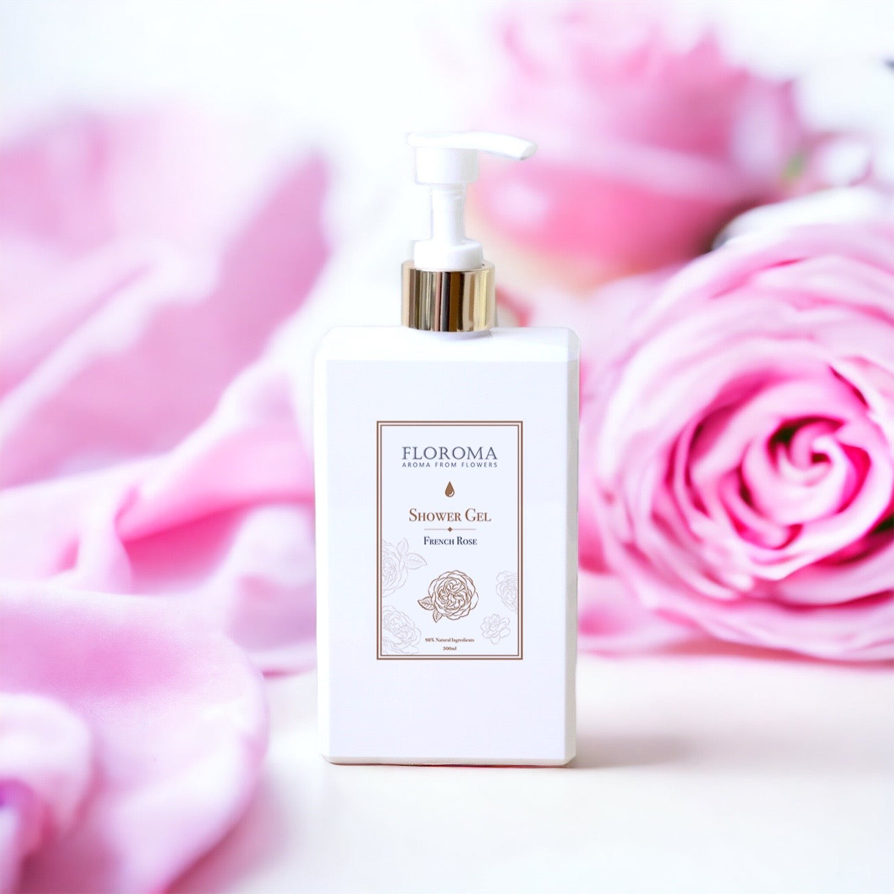 法國玫瑰雪肌香氛沐浴露 French Rose Brightening Shower Gel