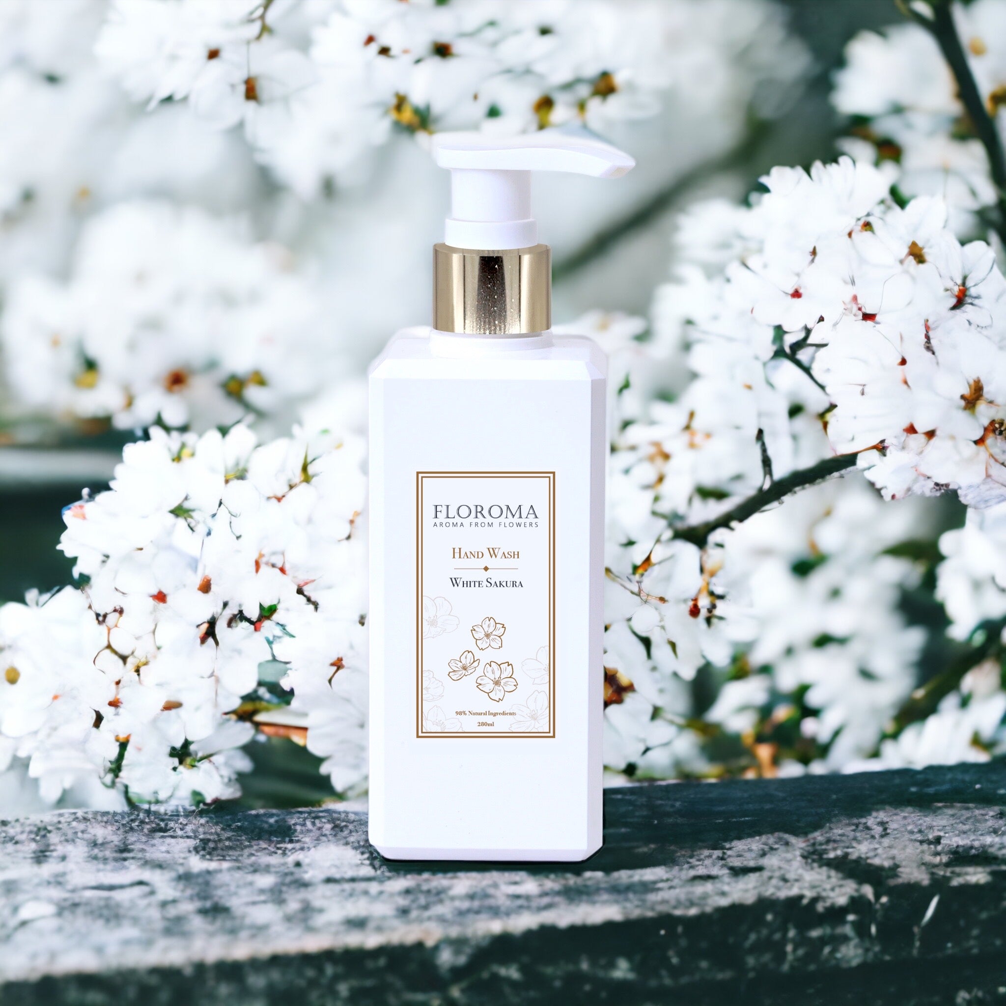 白櫻花滋潤香氛洗手液 White Sakura Moisturizing Hand Wash