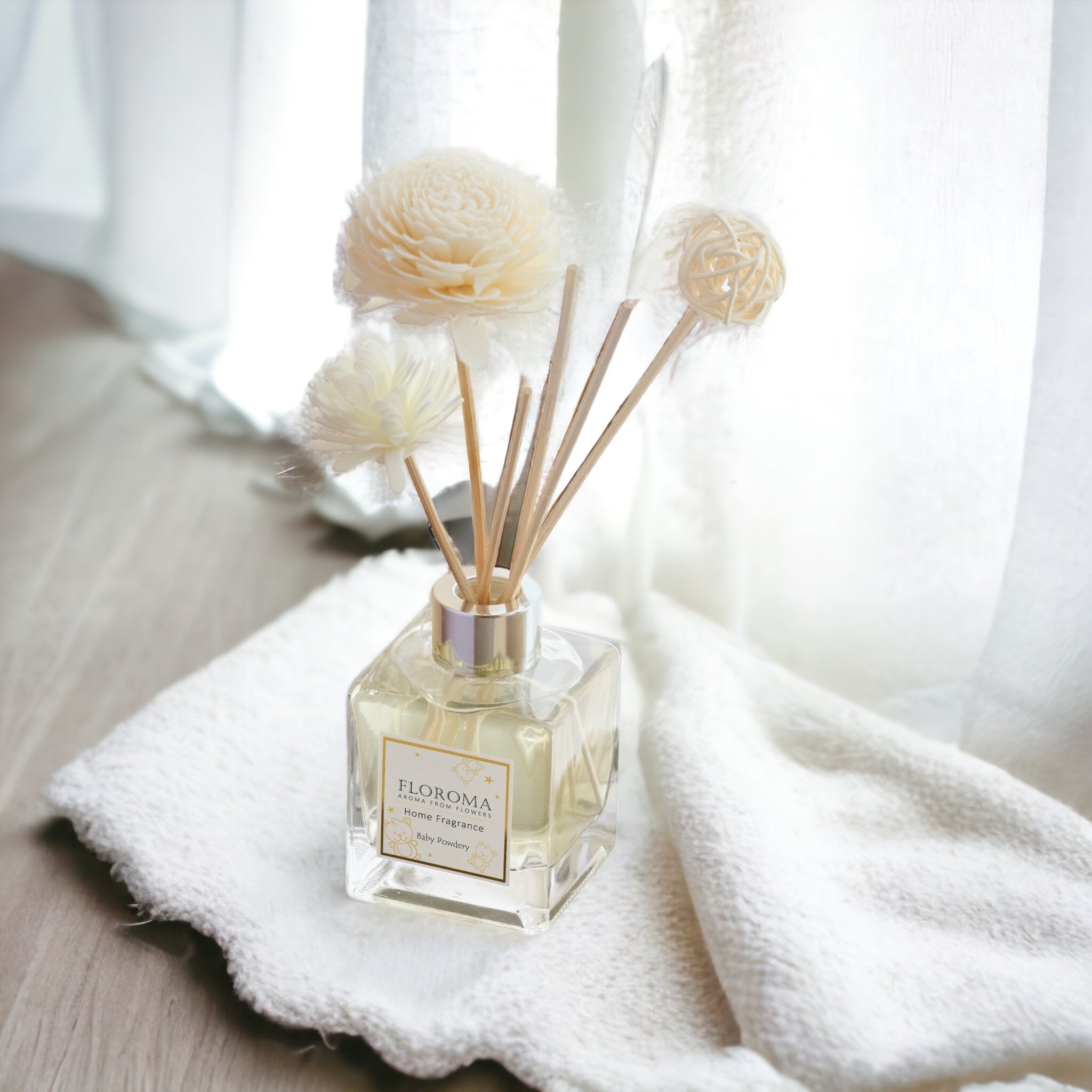 新！《BB爽身粉 Baby Powdery》【室內擴香瓶】 Home Diffuser