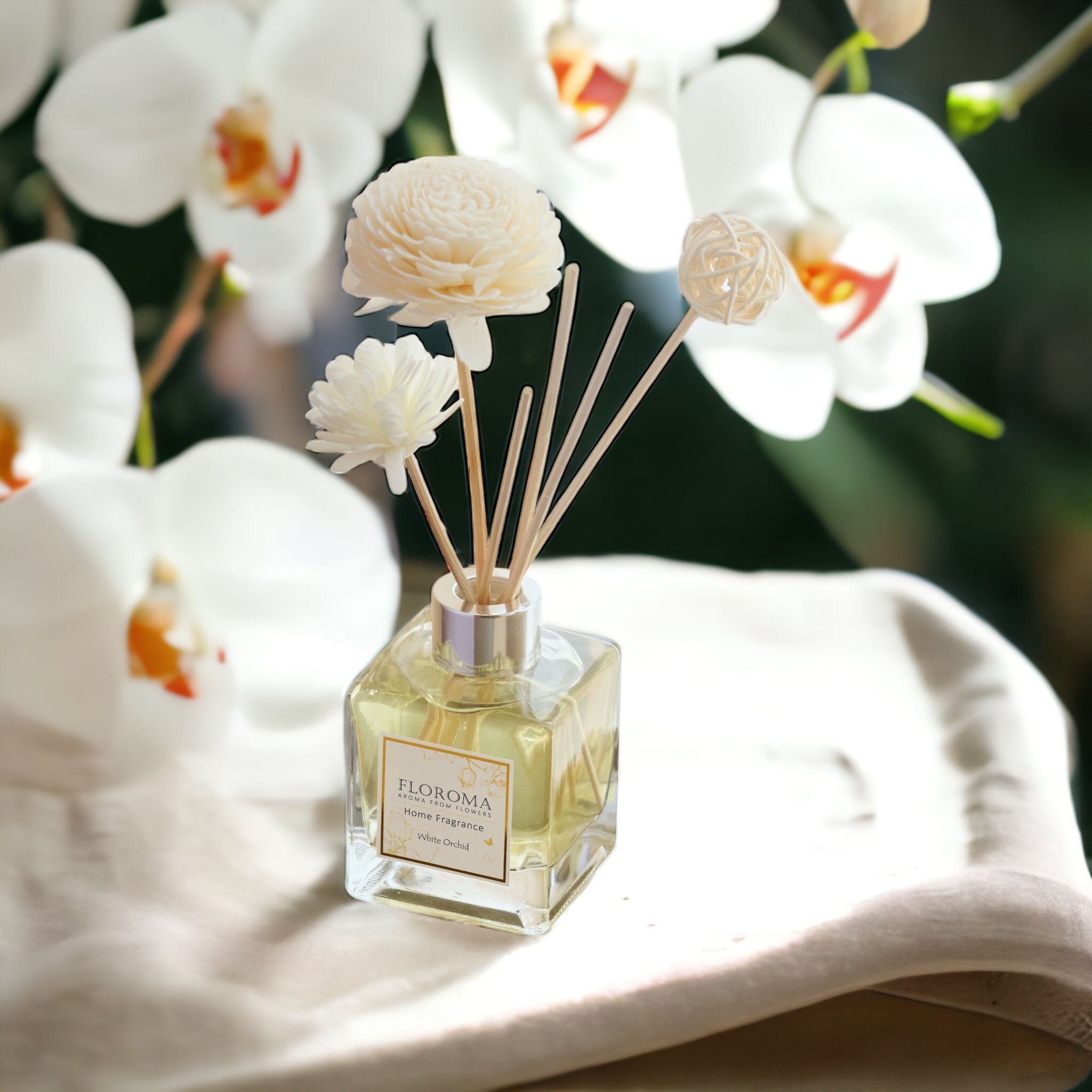 《白蘭花 White Orchid》【室內擴香瓶】 Home Diffuser