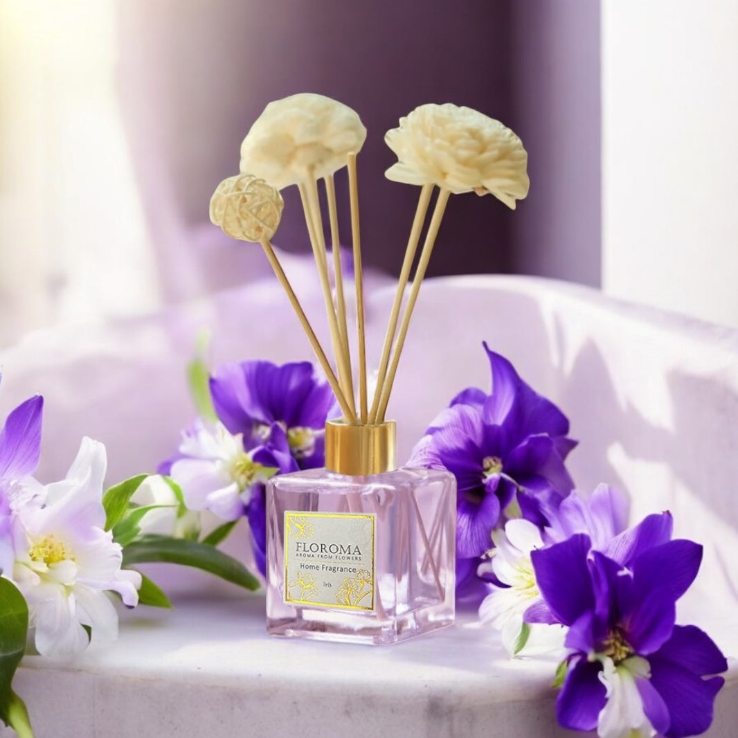 《鳶尾花 Iris》【室內擴香瓶】 Home Diffuser | Floroma 花之滴