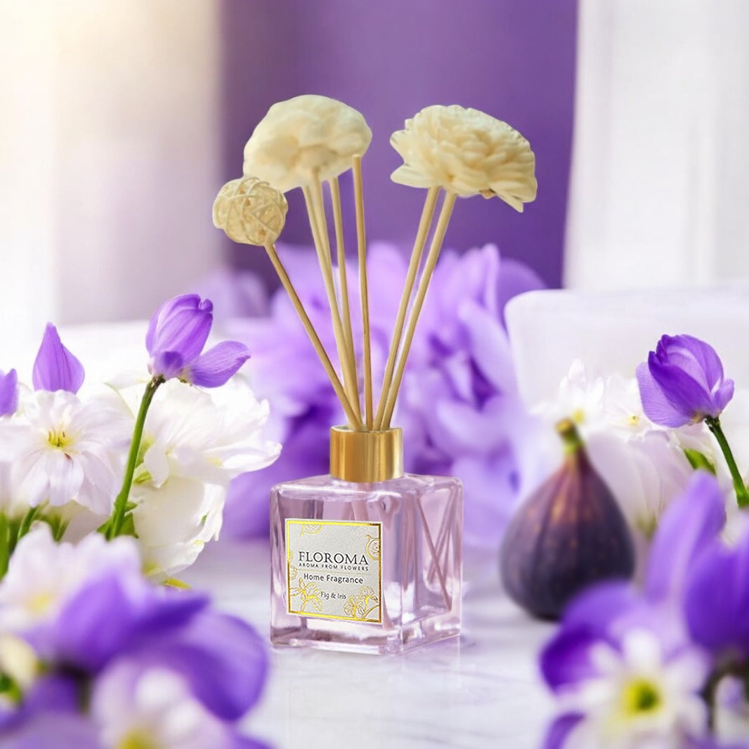 《無花果與鳶尾花 Fig and Iris》【室內擴香瓶】 Home Diffuser | Floroma 花之滴