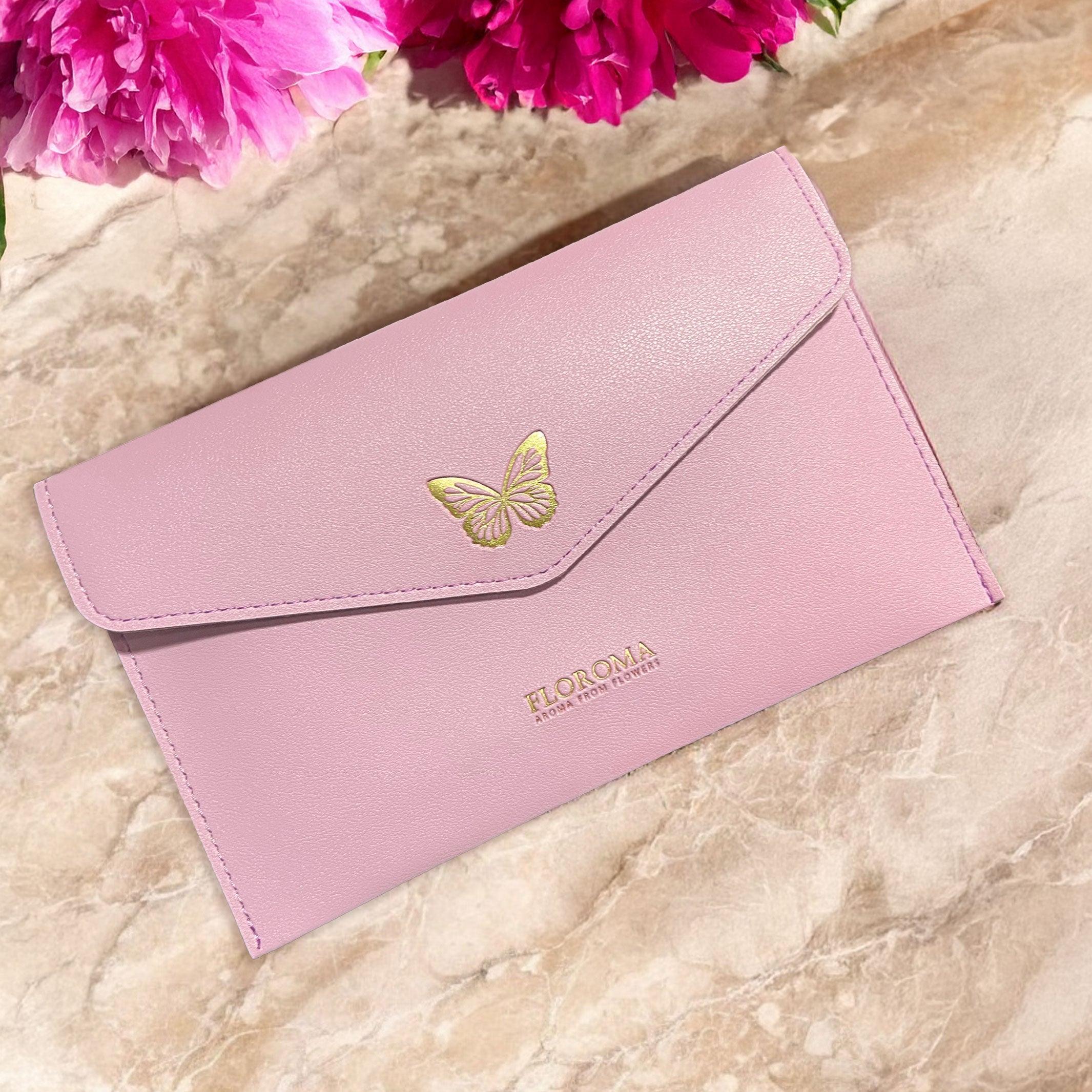 【新年必備】FLOROMA 燙金皮革利是封袋