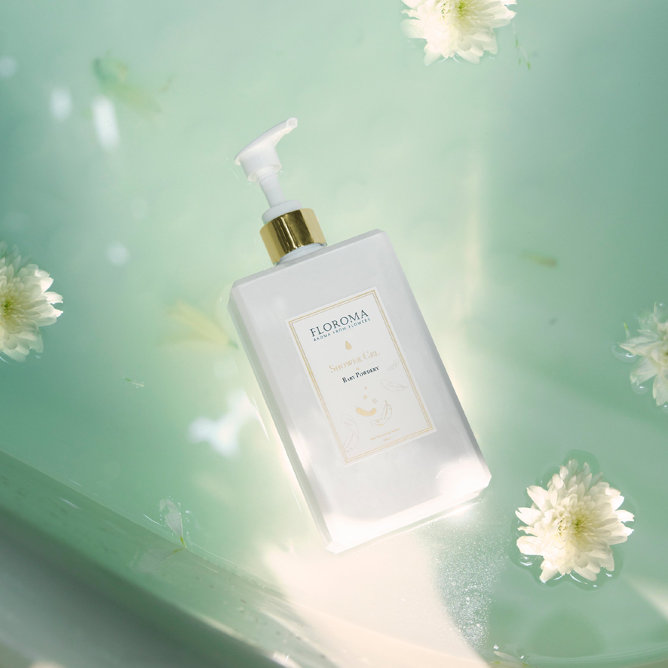 爽身粉雪肌香氛沐浴露 Baby Powdery Brightening Shower Gel