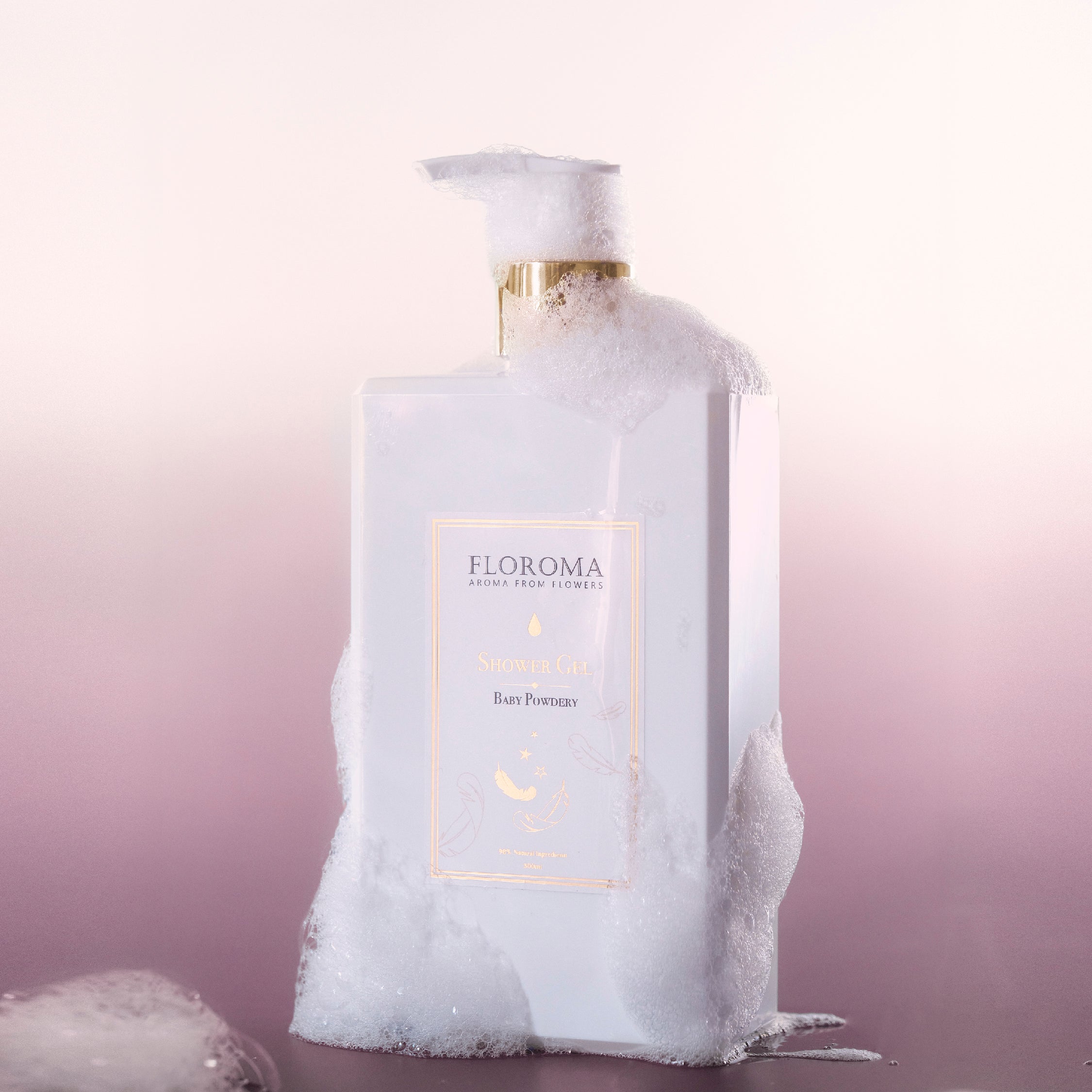 爽身粉雪肌香氛沐浴露 Baby Powdery Brightening Shower Gel