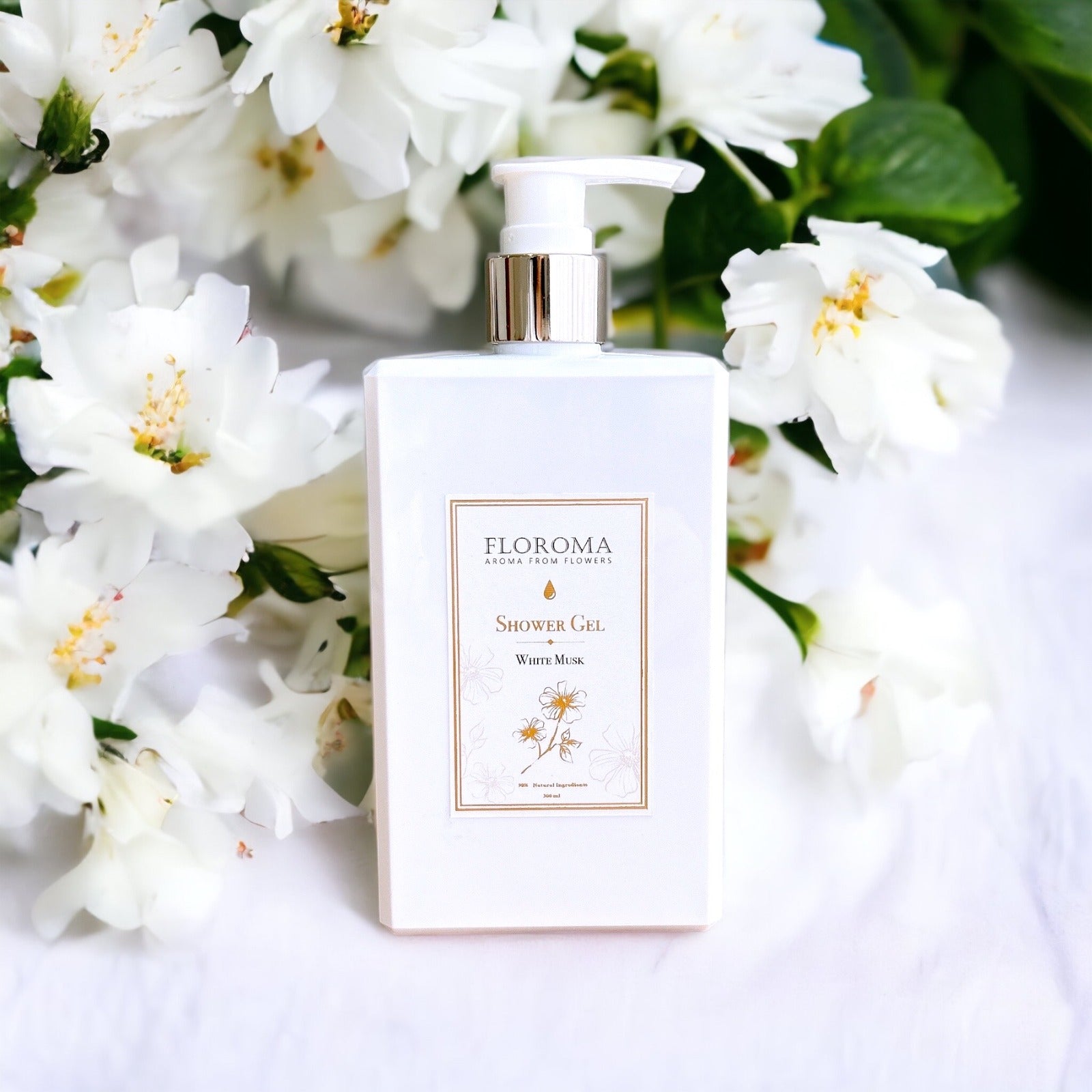 白麝香雪肌香氛沐浴露 White Musk Brightening Shower Gel
