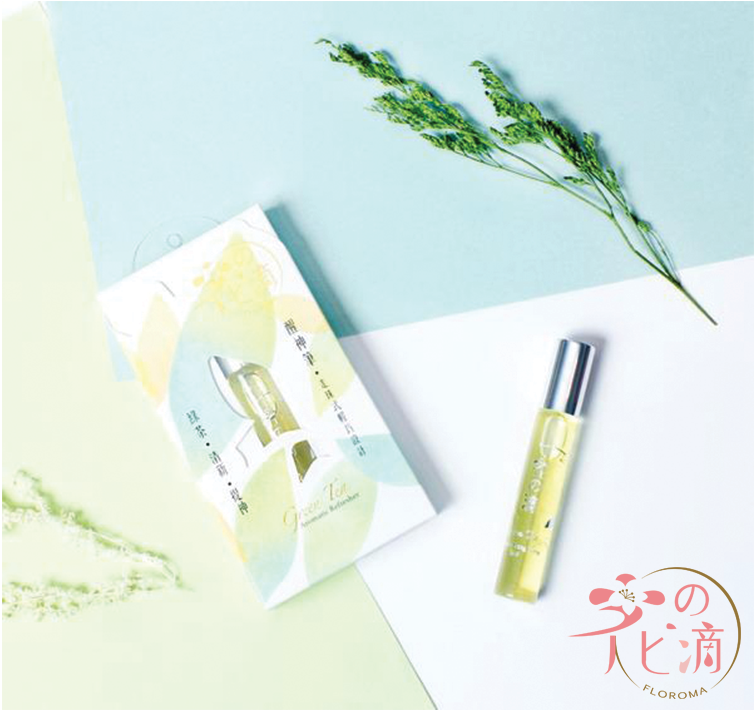 【$78加購價】花の滴 (綠茶味) 香水醒神筆 - Floroma 花の滴