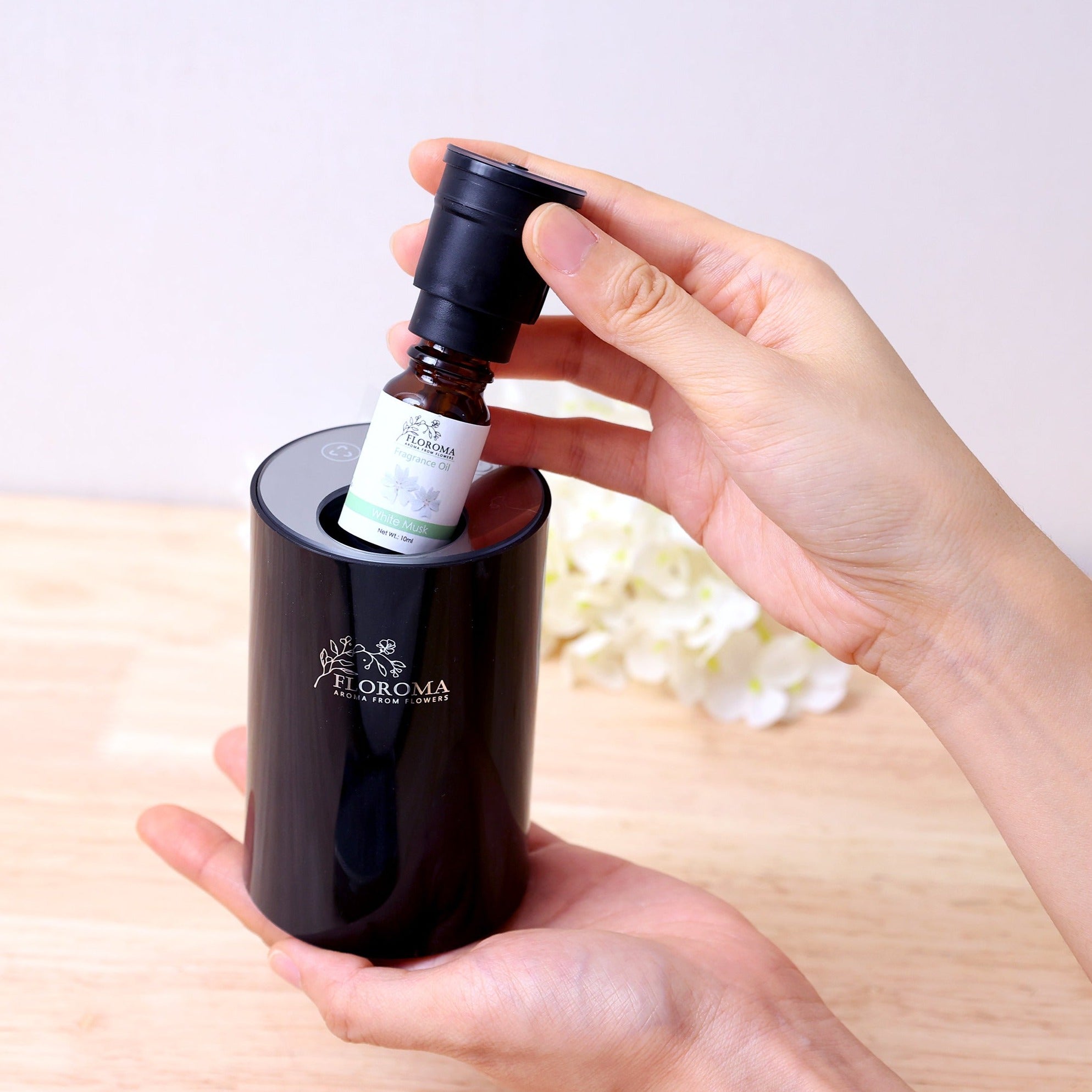 【限時優惠】黑色充電式霧化香薰機