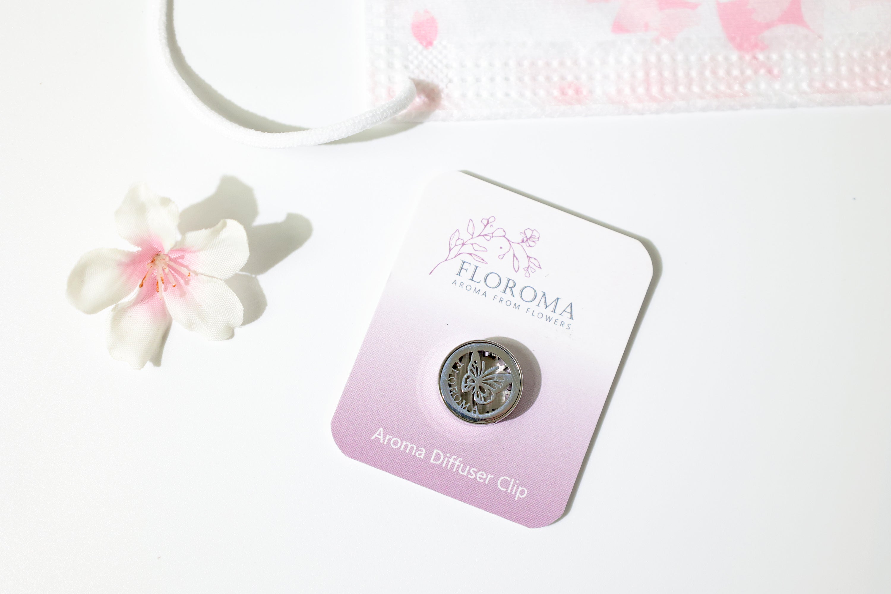 【抗疫優惠】$188 買純天然薄荷精油【送】口罩扣! Aroma Diffuser Clip Set