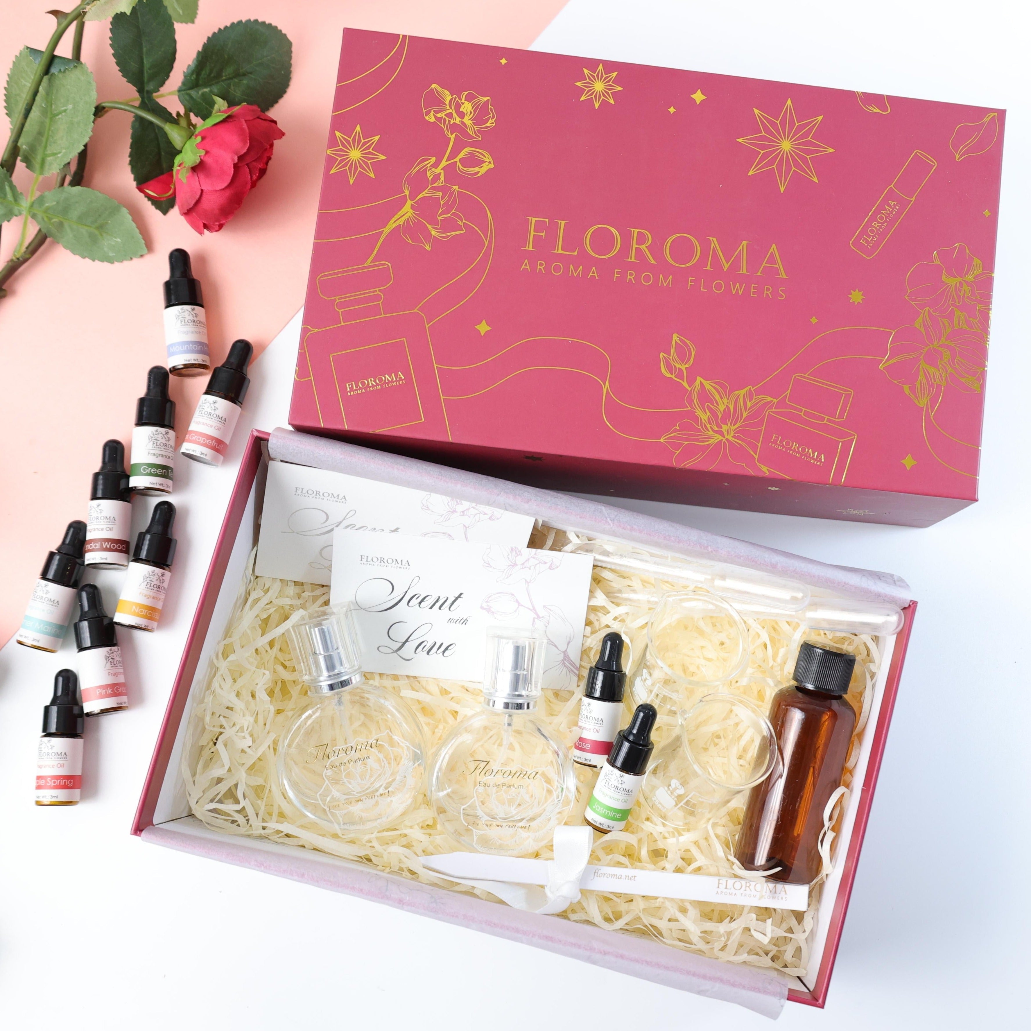 【網店免運限定】單人自調香水套裝 DIY Perfume Box Set + 調香教學課程