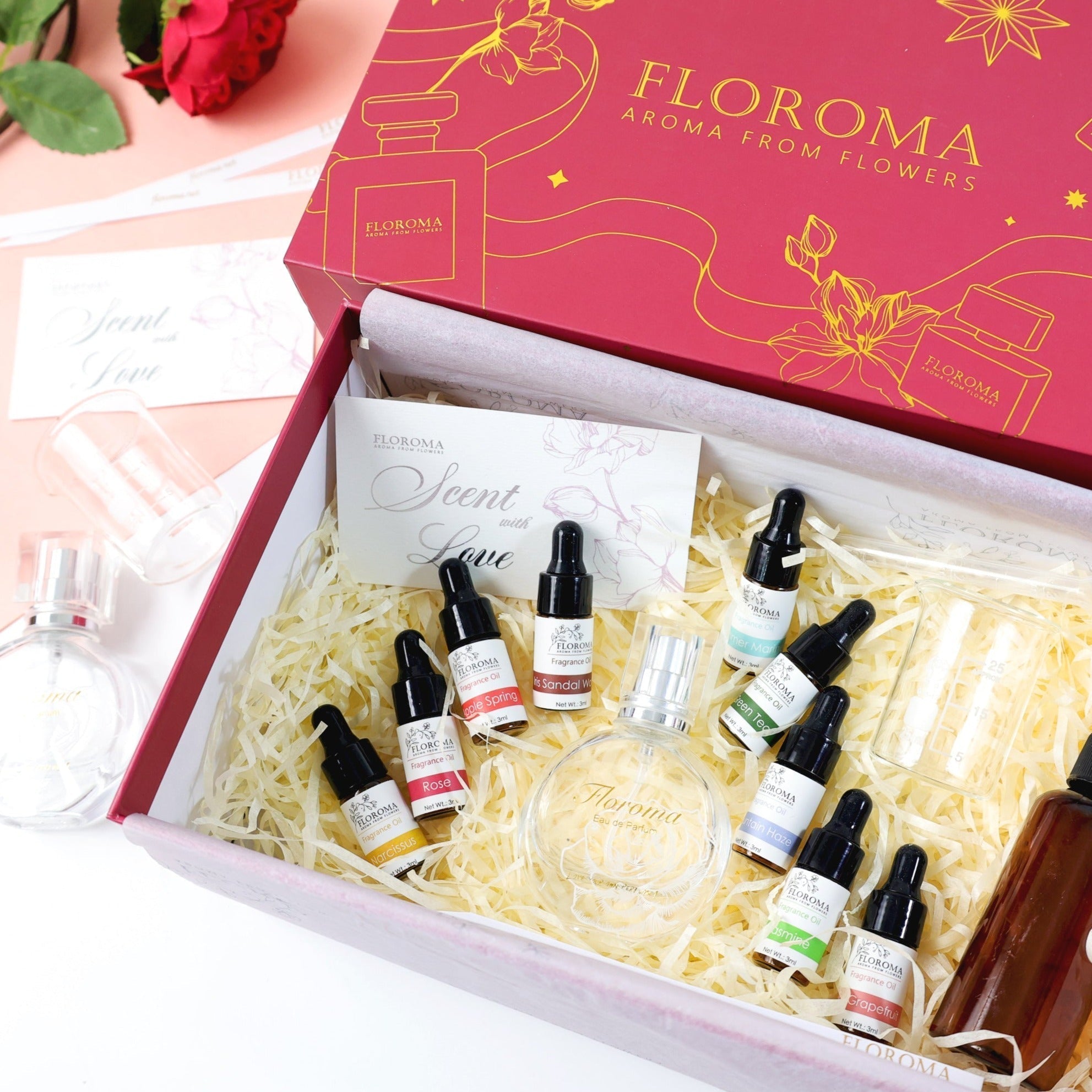 【網店免運限定】單人自調香水套裝 DIY Perfume Box Set + 調香教學課程
