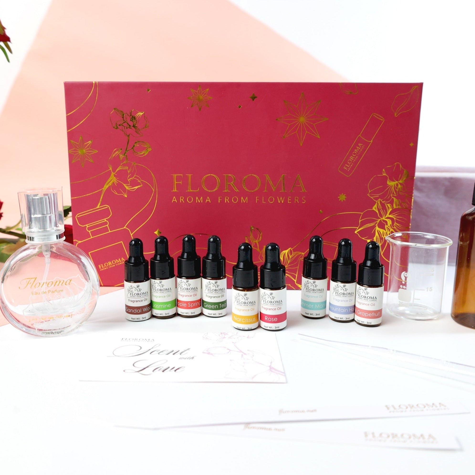 【網店免運限定】單人自調香水套裝 DIY Perfume Box Set + 調香教學課程