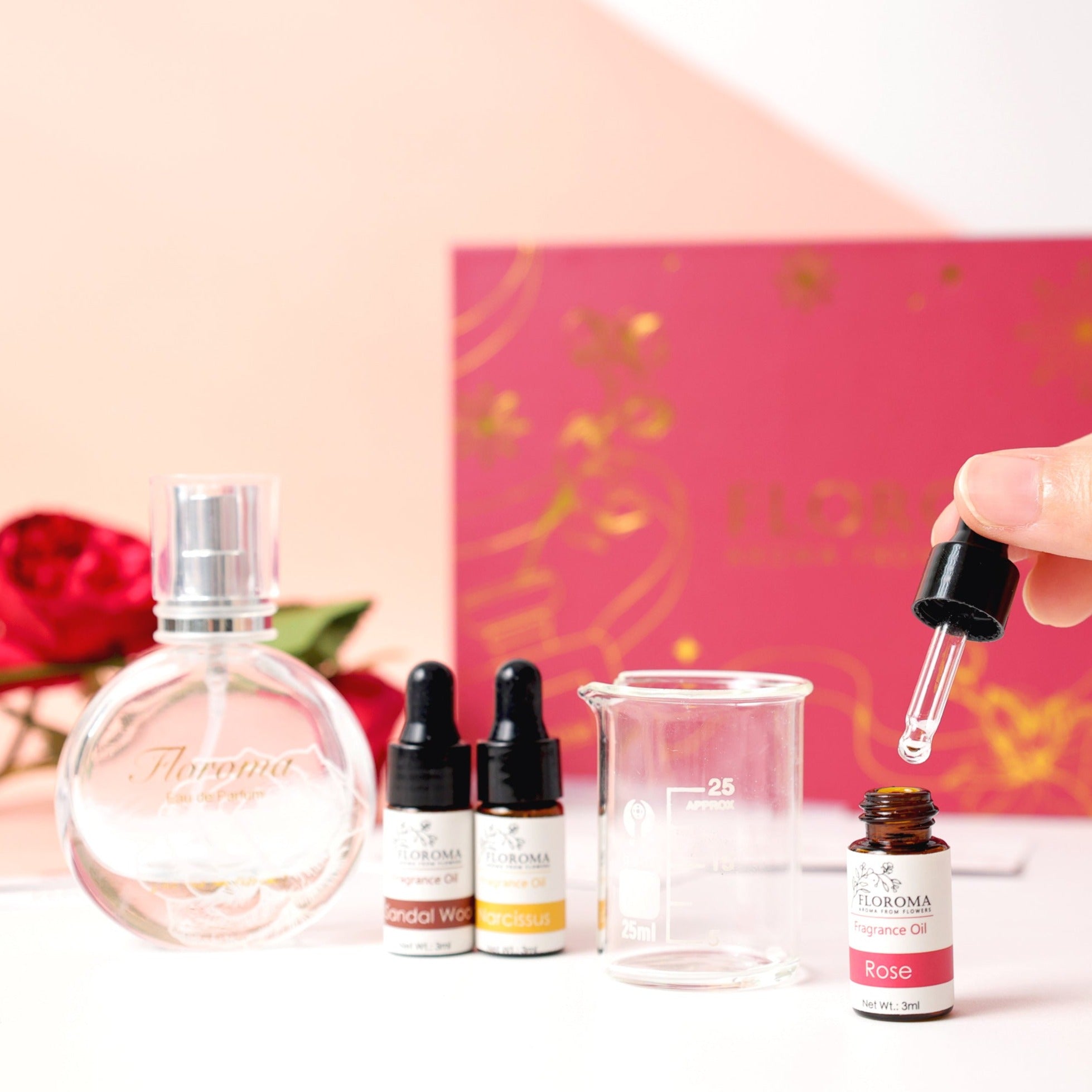 【限時免運】2人自調香水套裝 DIY Perfume Box Set + 調香教學課程