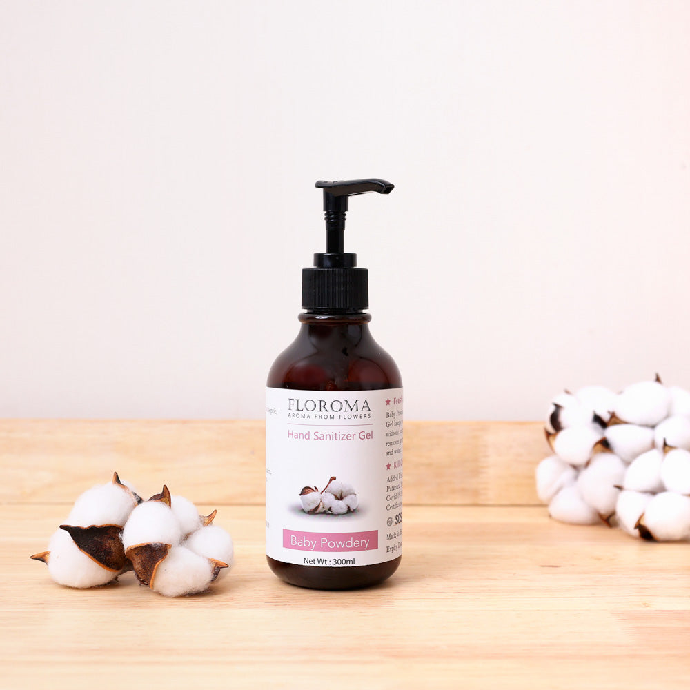 【買一送三】家庭裝:爽身粉納米消毒搓手液 Baby Powdery Hand Sanitizer Refill