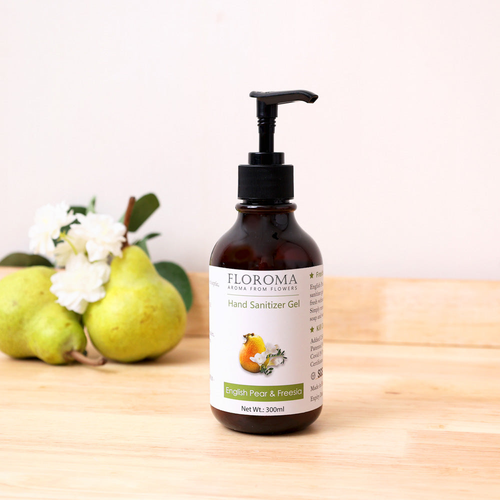 【買一送三】家庭裝：英國梨與小蒼蘭納米消毒搓手液 English Pear and Freesia Hand Sanitizer Refill