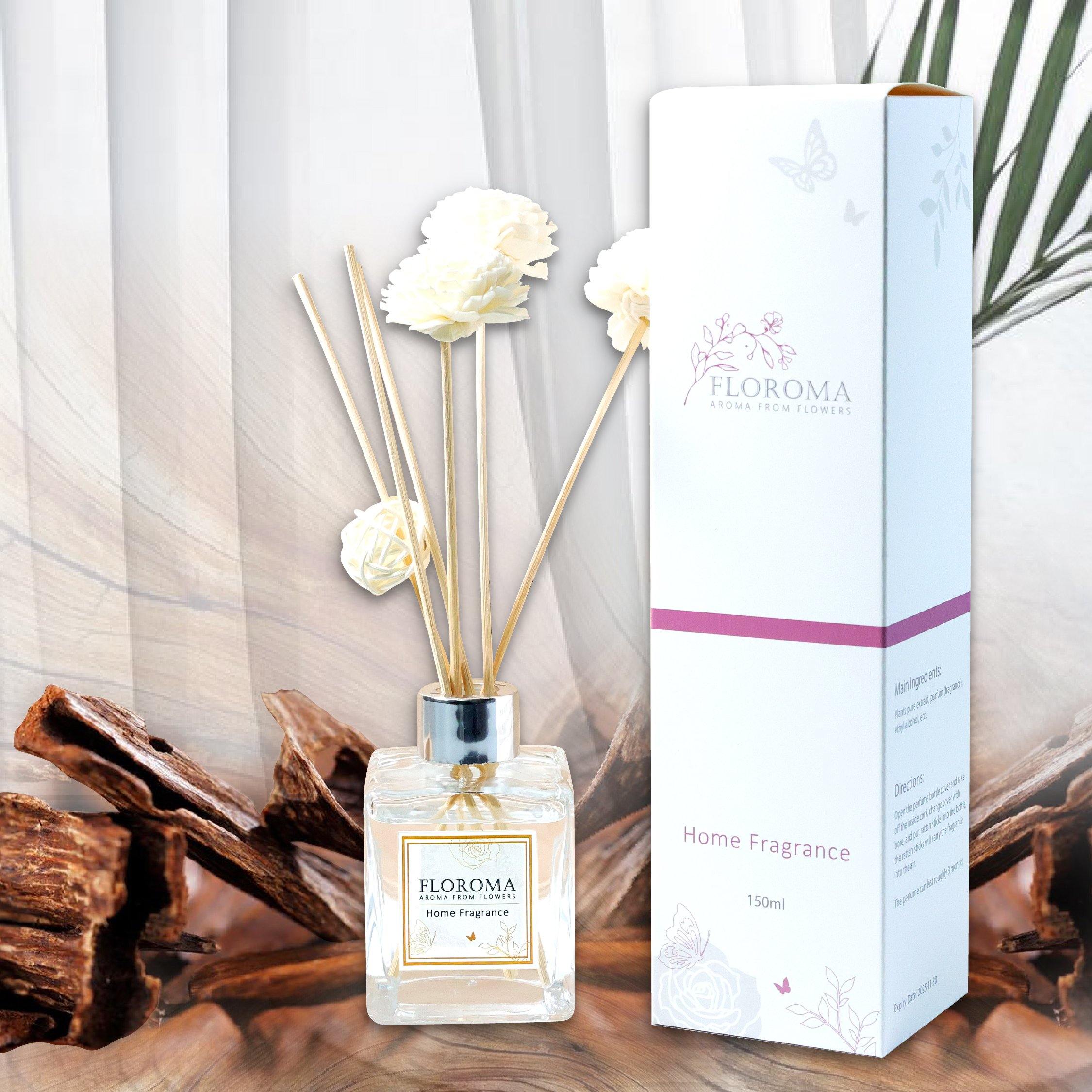 花之滴【室內擴香瓶】 Home Diffuser 組合:$298 三支 (50mL) 任選香味 - Floroma 花の滴