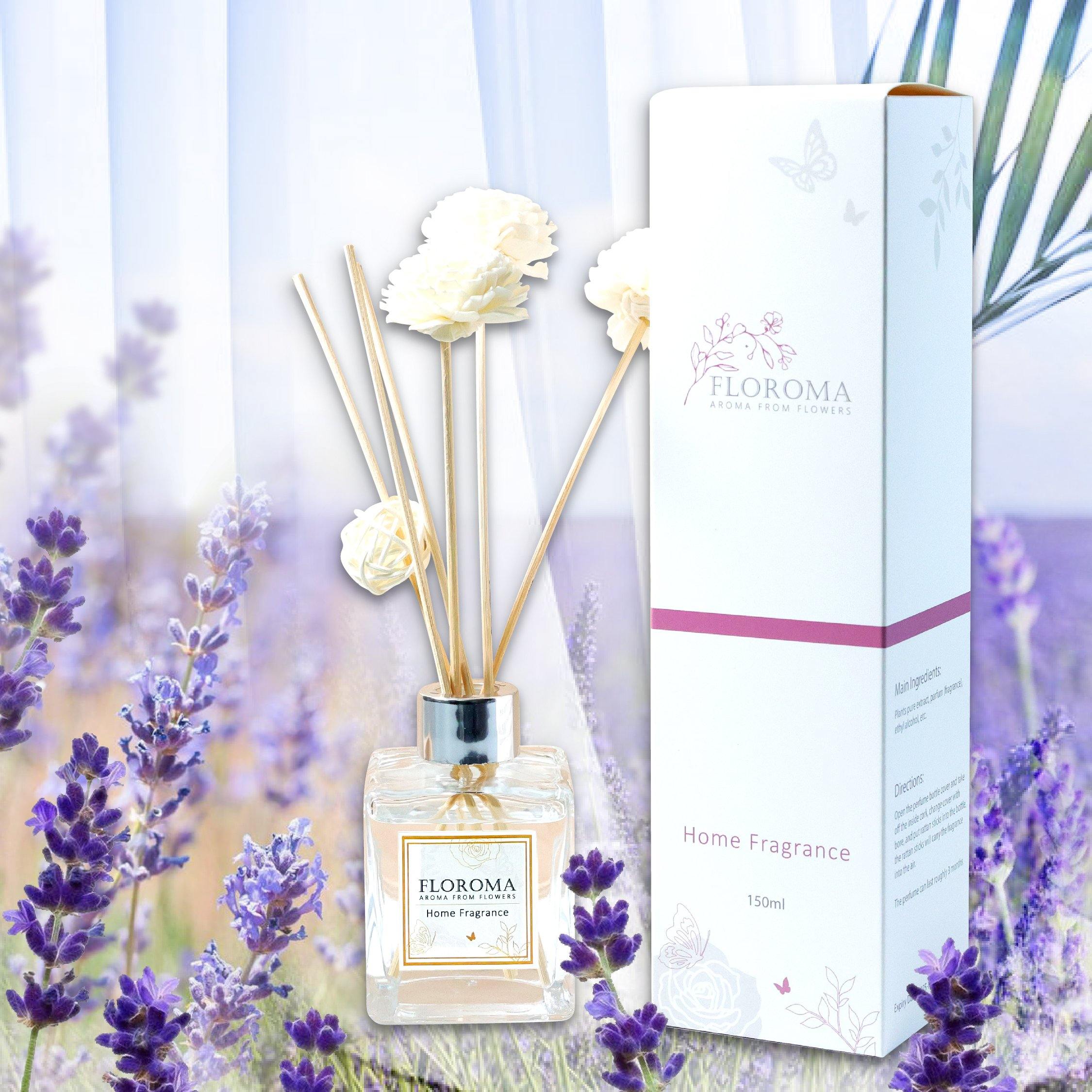 花之滴【室內擴香瓶】 Home Diffuser 《薰衣草 Lavender》 - Floroma 花の滴