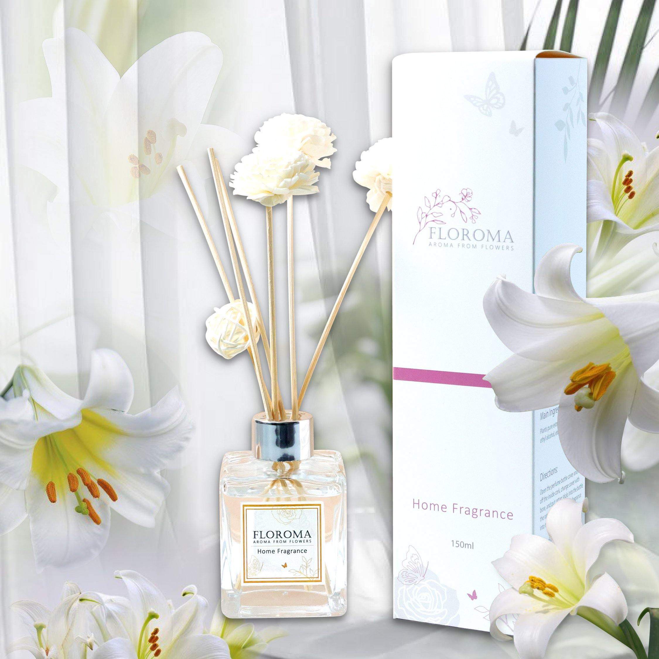 花之滴【室內擴香瓶】 Home Diffuser 組合:$298 三支 (50mL) 任選香味 - Floroma 花の滴