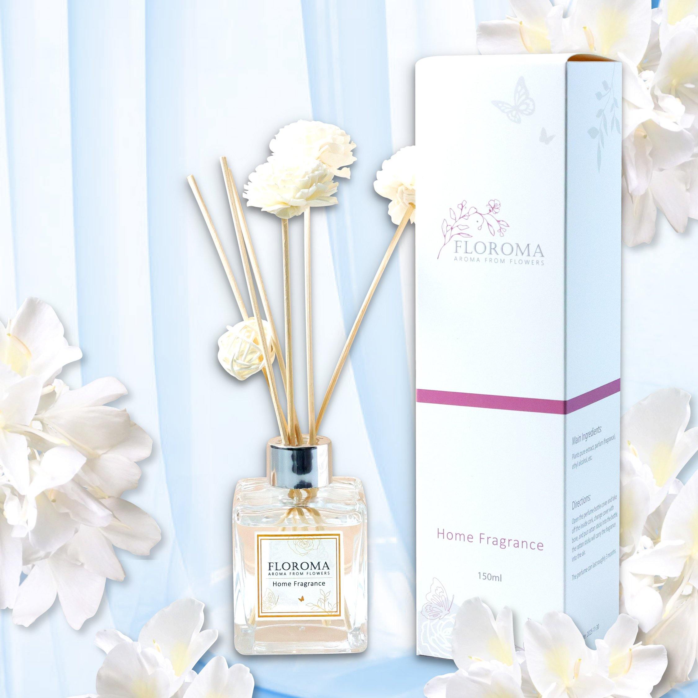 花之滴【室內擴香瓶】 Home Diffuser 組合:$298 三支 (50mL) 任選香味 - Floroma 花の滴