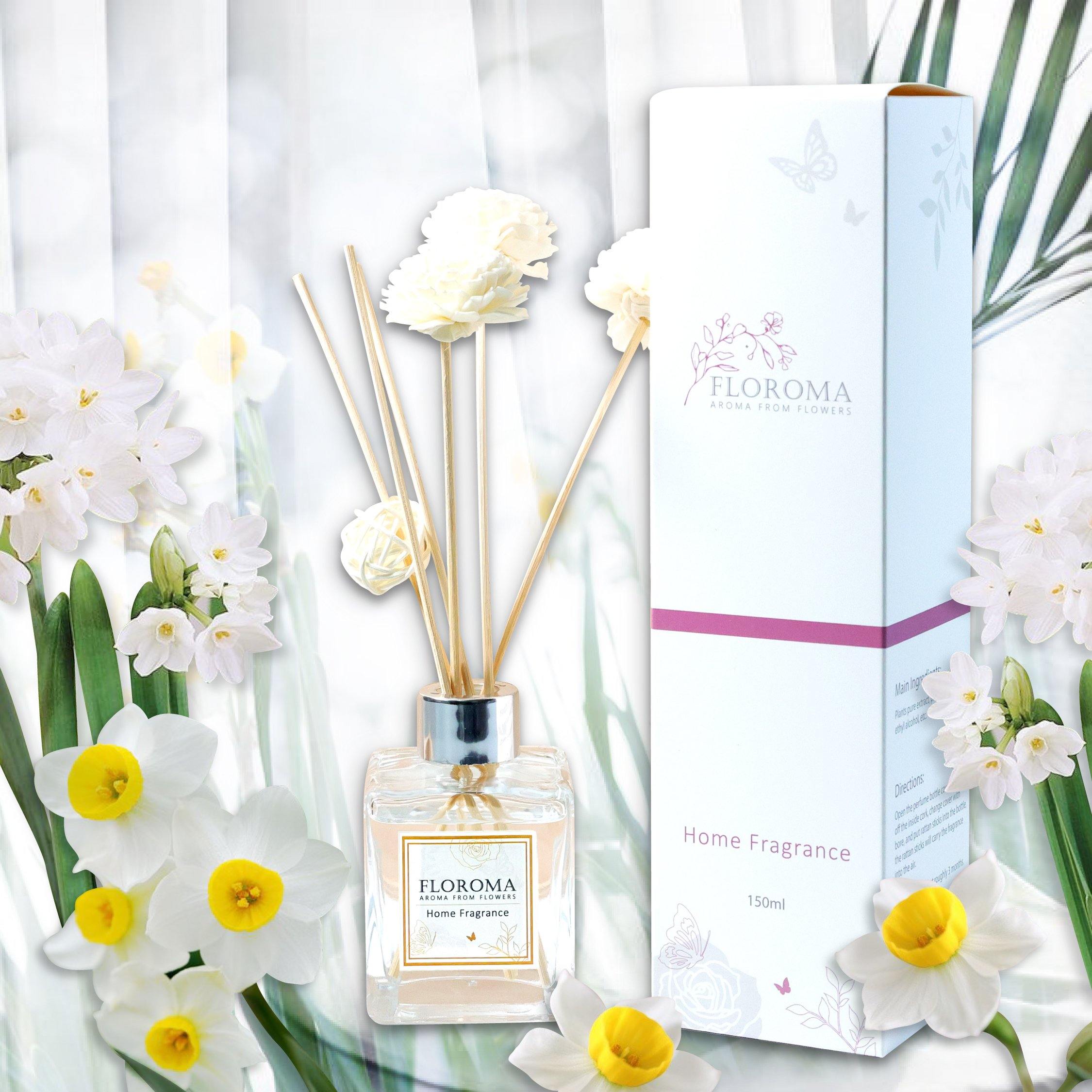 花之滴【室內擴香瓶】 Home Diffuser 組合:$298 三支 (50mL) 任選香味 - Floroma 花の滴