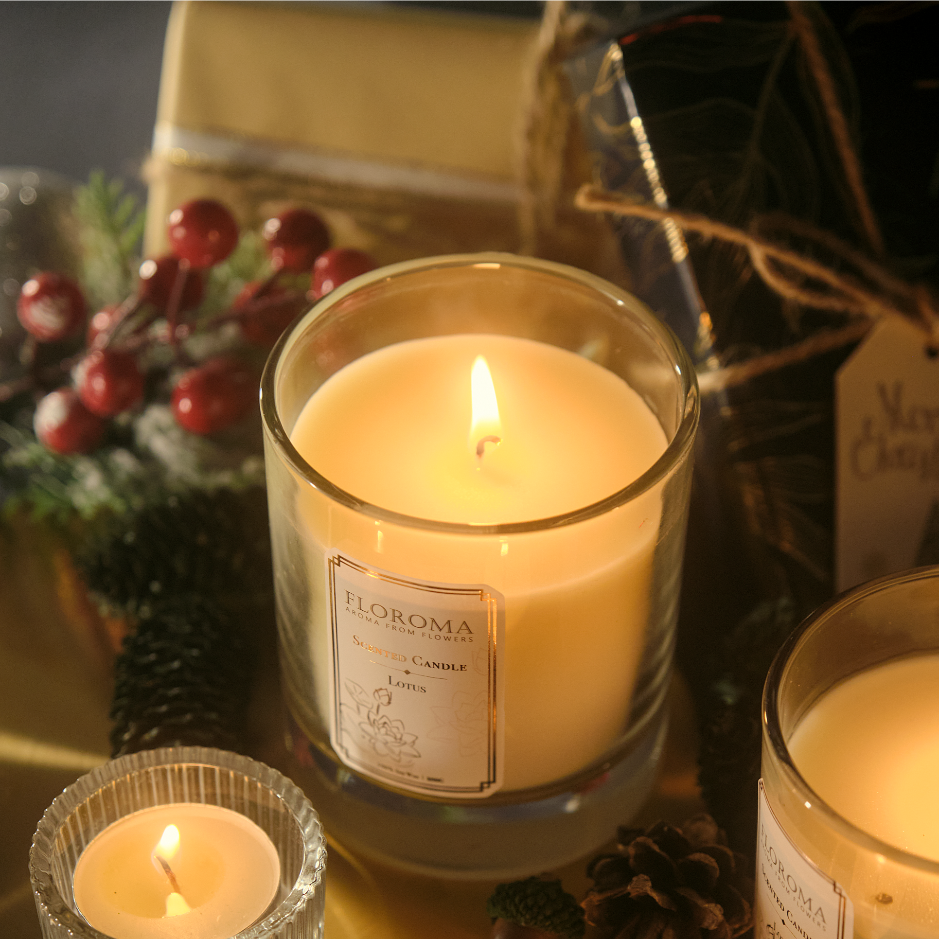 【限時優惠】荷花香薰蠟燭 Lotus Scented Candle