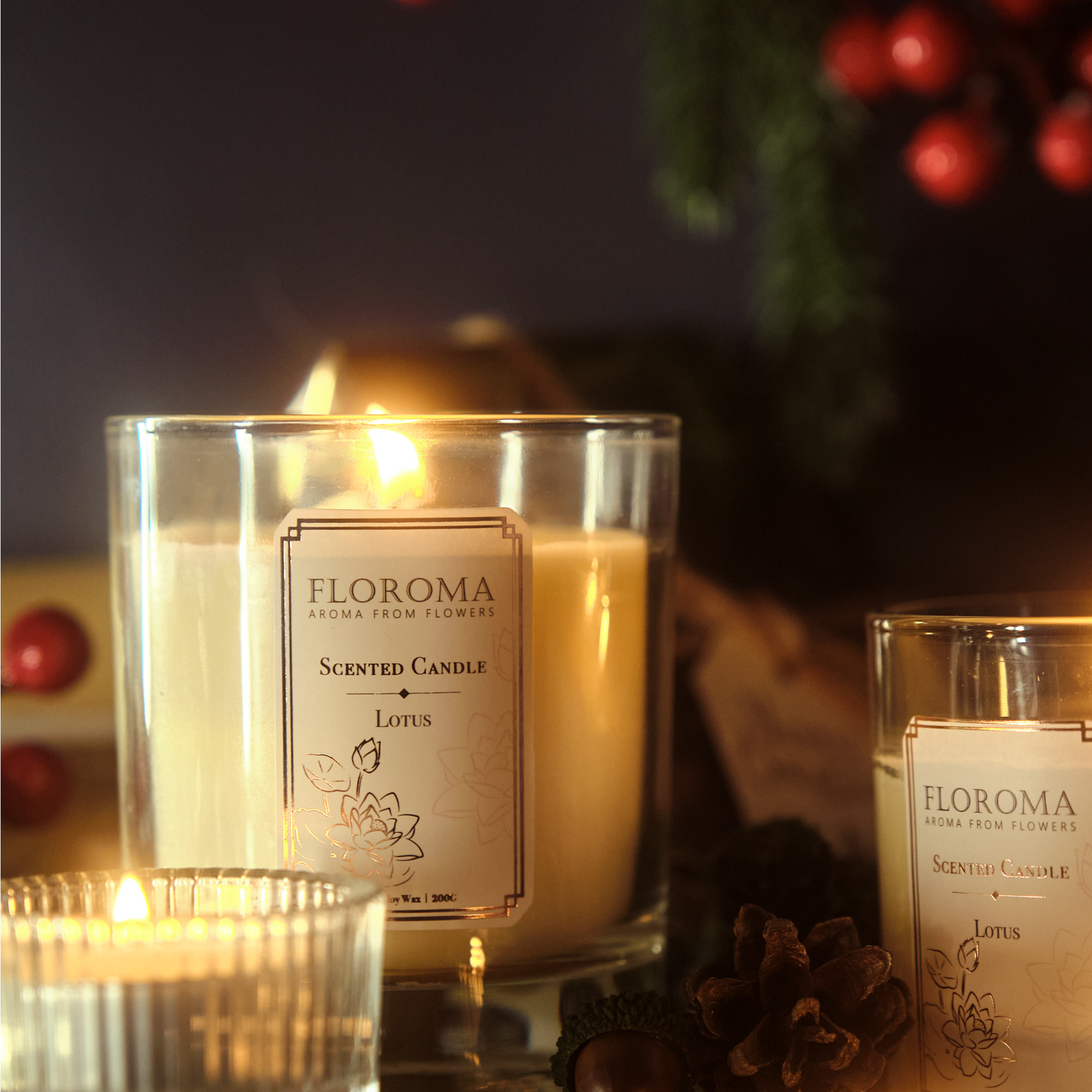 【限時優惠】荷花香薰蠟燭 Lotus Scented Candle