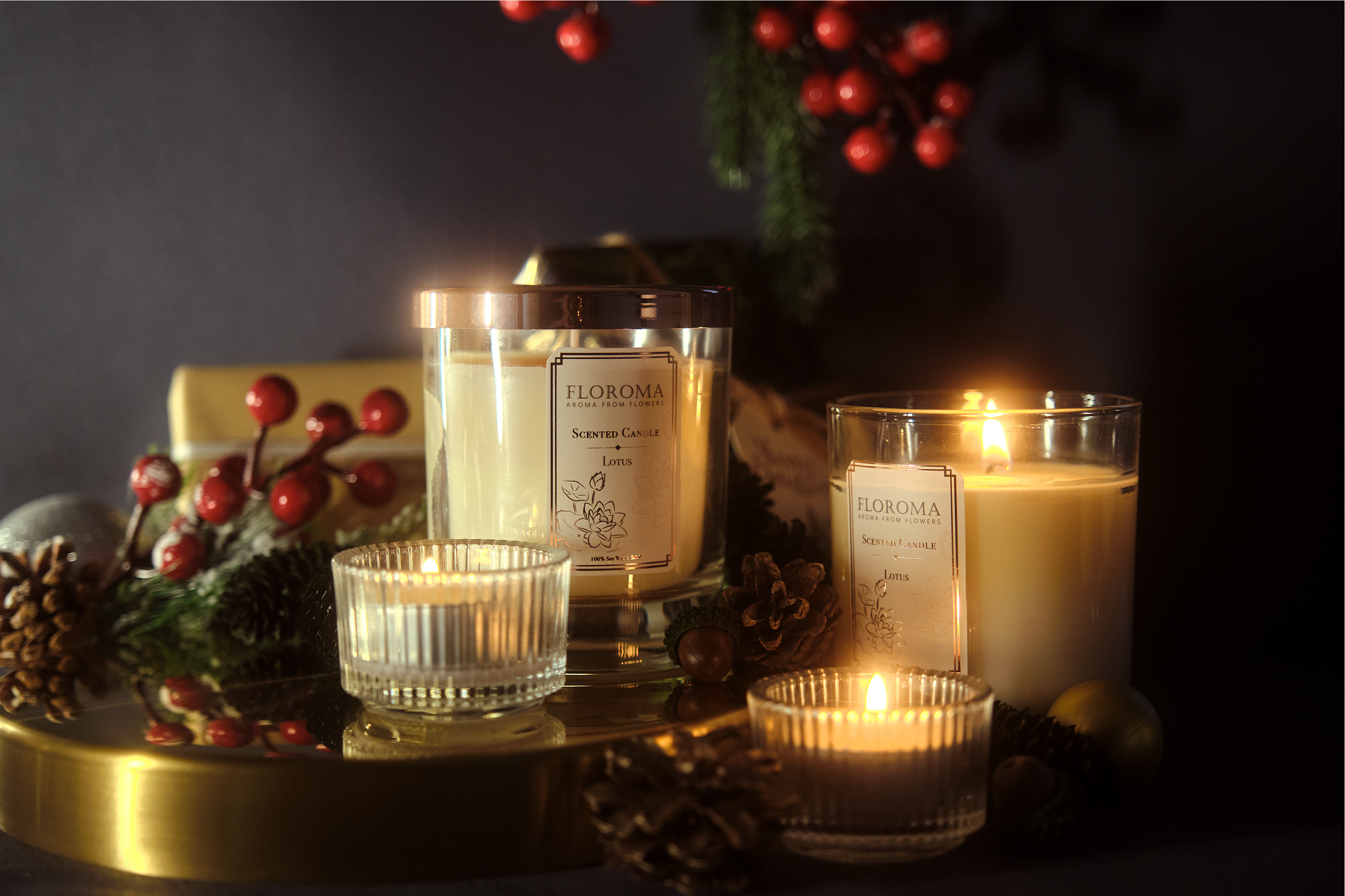 【限時優惠】荷花香薰蠟燭 Lotus Scented Candle