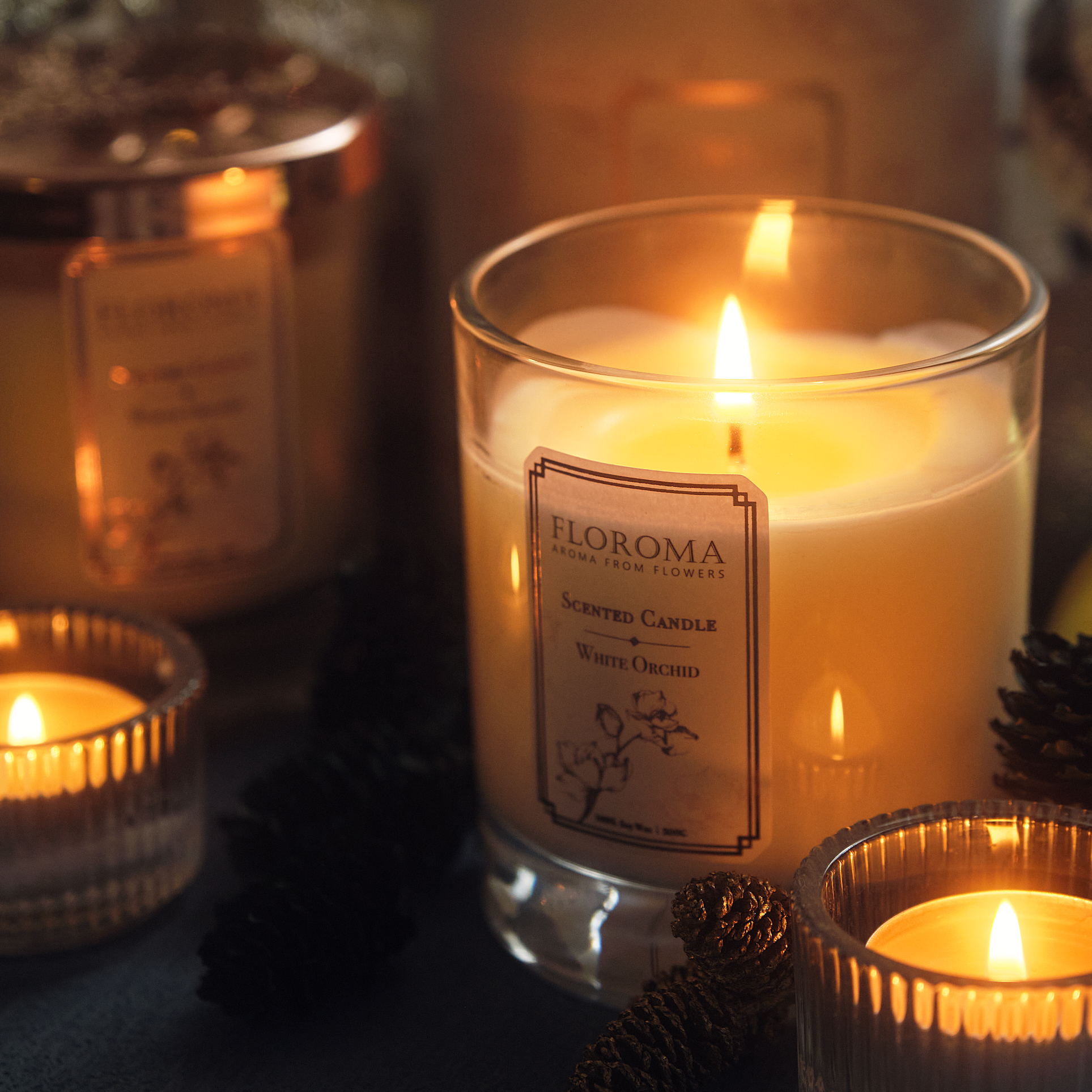 【限量200個】白蘭花香薰蠟燭 White Orchid Scented Candle