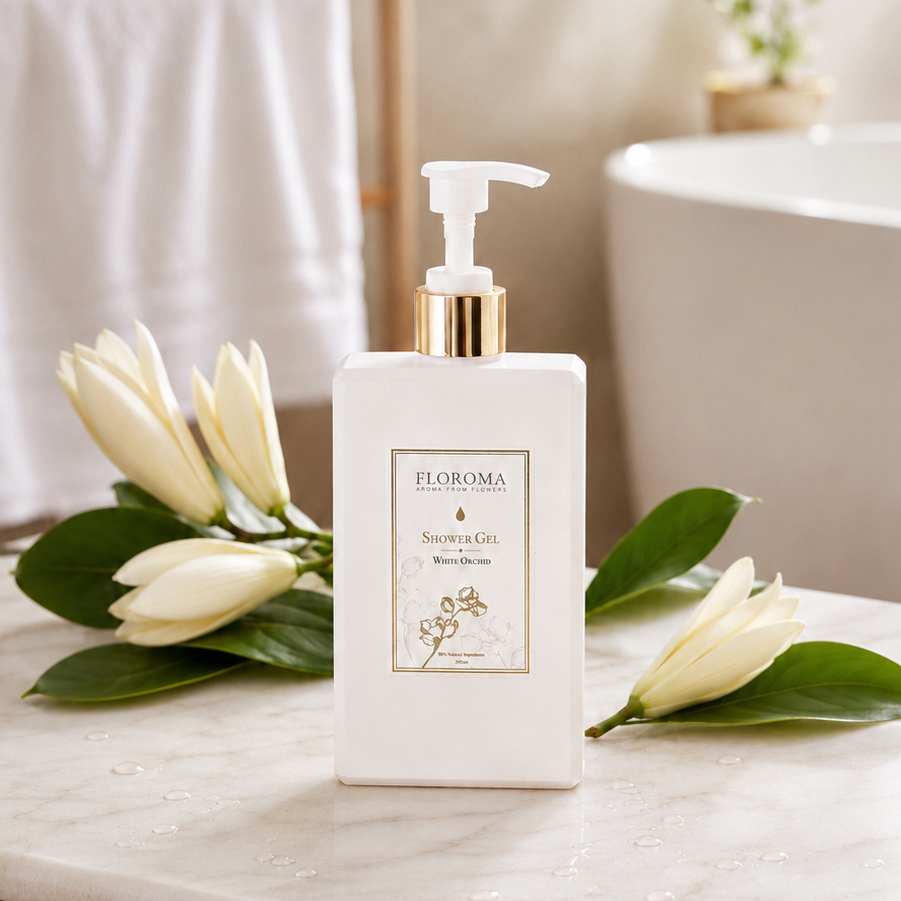 白蘭花雪肌香氛沐浴露 White Orchid Brightening Shower Gel