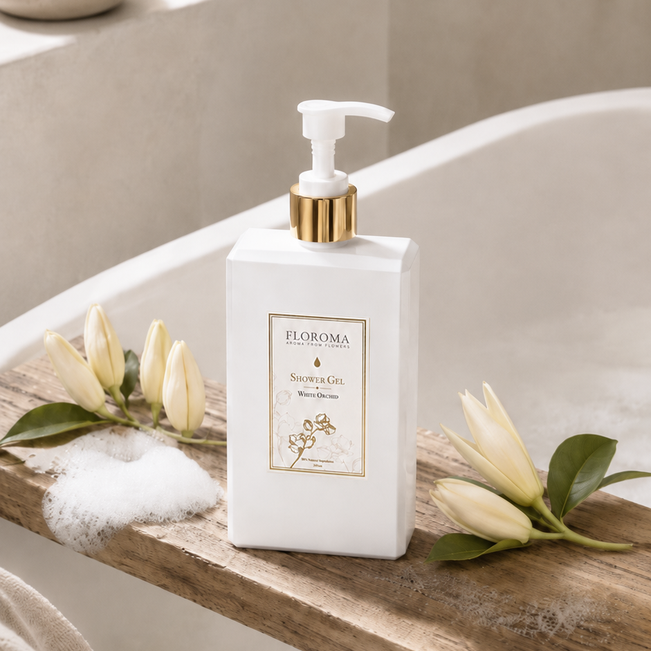 白蘭花雪肌香氛沐浴露 White Orchid Brightening Shower Gel