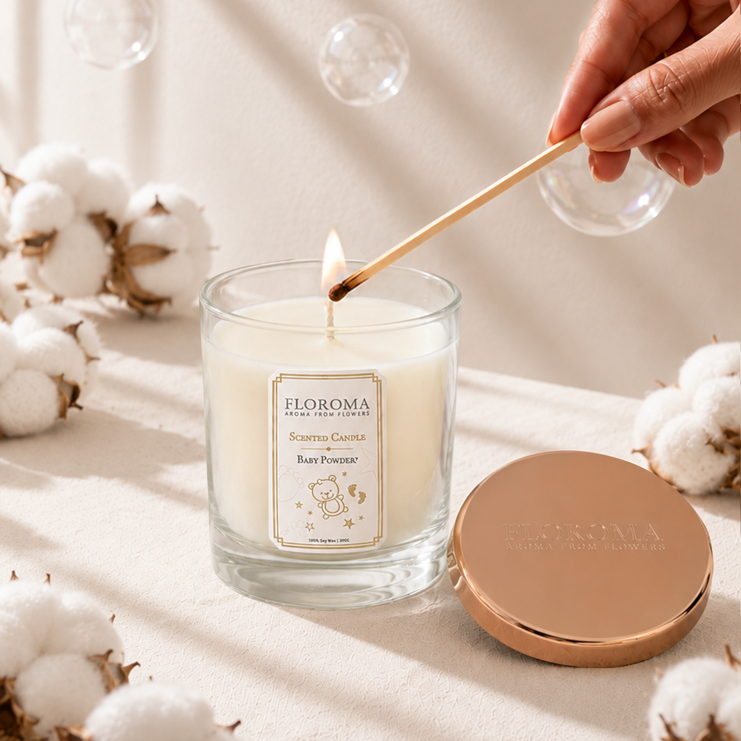 【限量200個】爽身粉香薰蠟燭 Baby Powdery Scented Candle