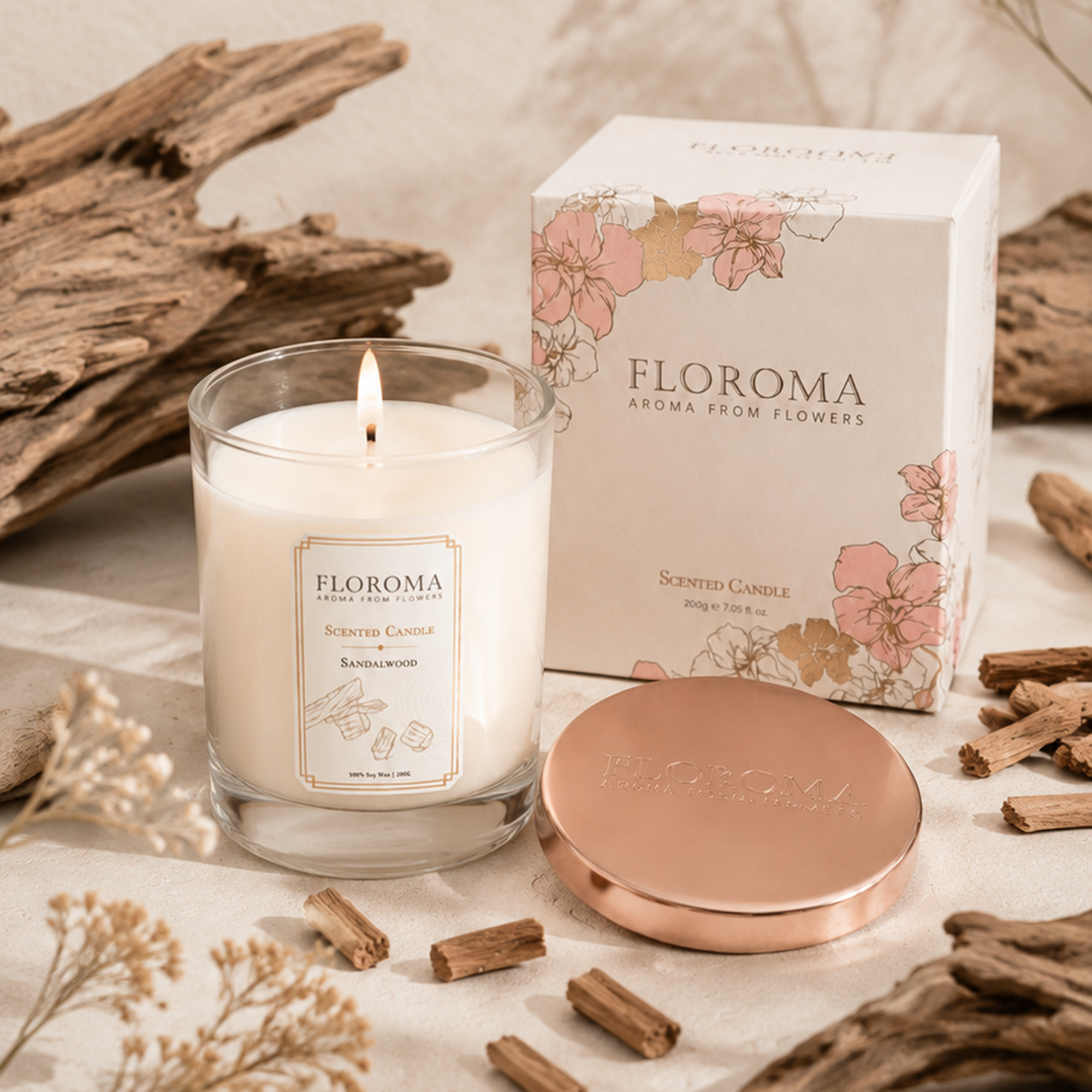 【限量200個】檀木香薰蠟燭 Sandalwood Scented Candle