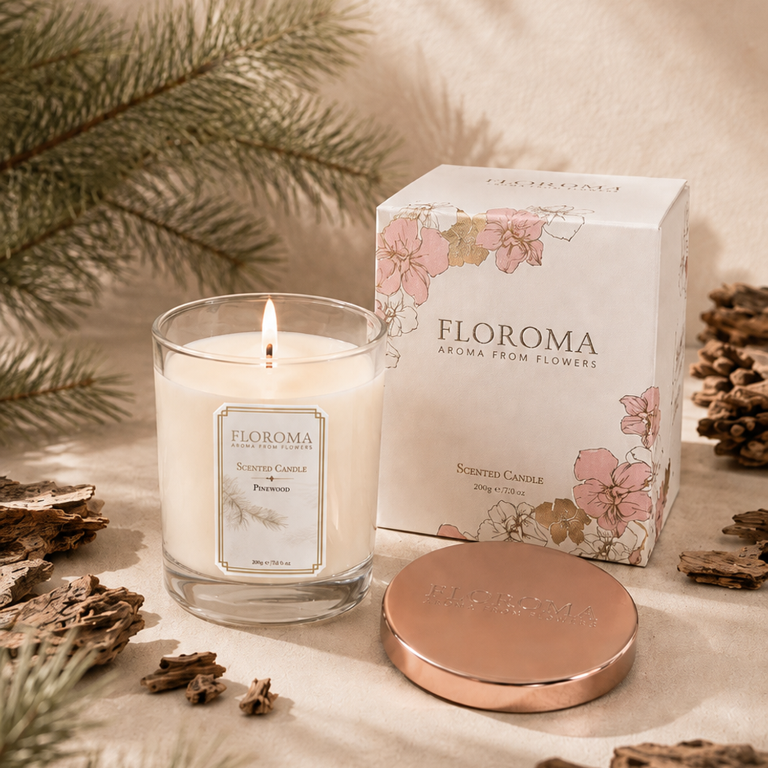 【限量200個】松木香薰蠟燭 Pinewood Scented Candle