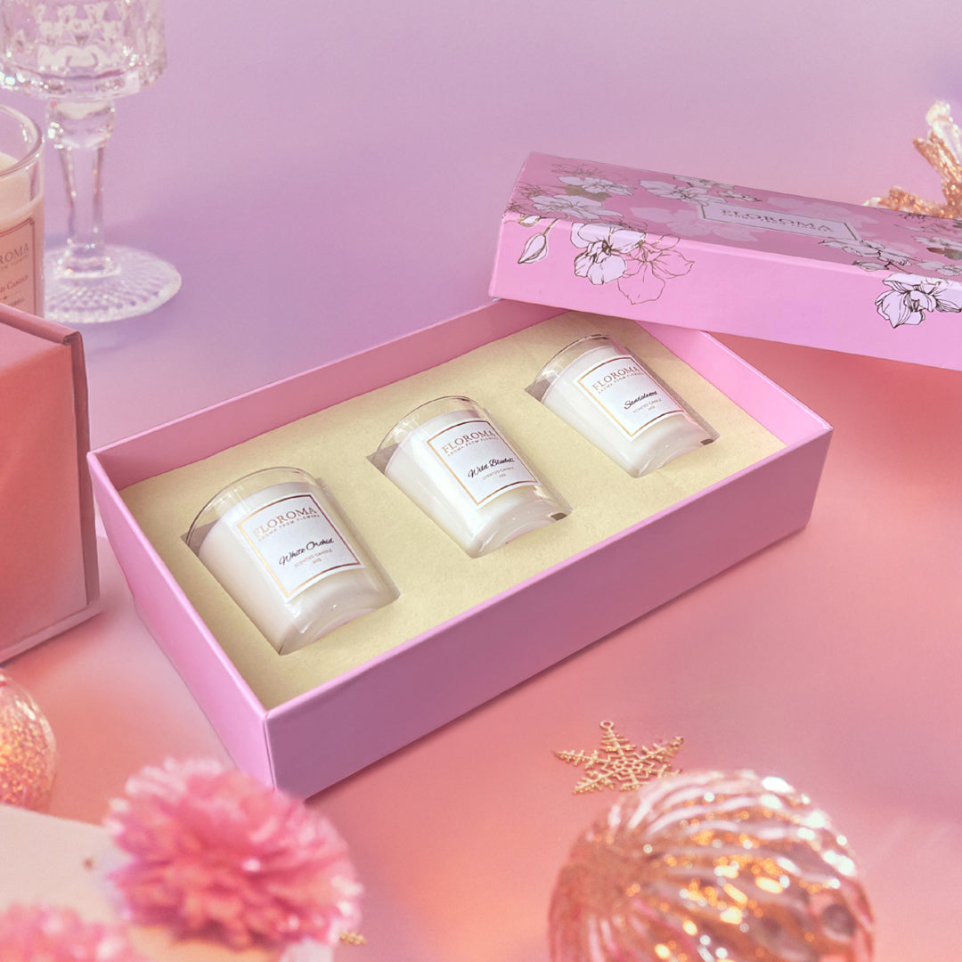 【聖誕限定】香薰蠟燭尊享禮盒(60Gx3)