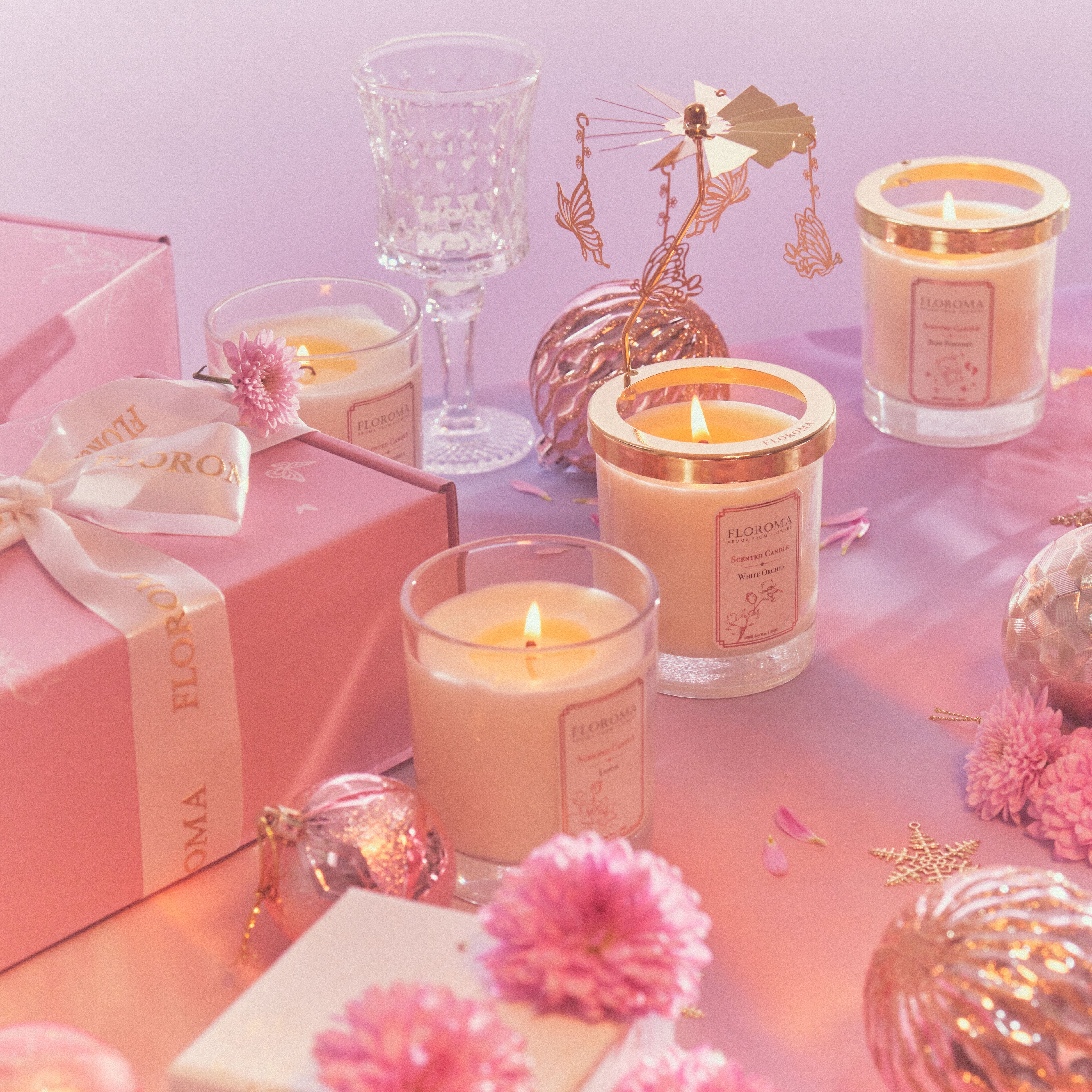 【女王節限定】+1 香薰旋轉燭台套裝 Candle Carousel Set