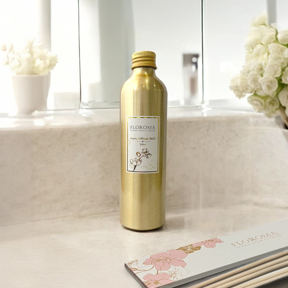 【限時優惠】室內擴香補充裝 250ml Home Diffuser Refill(配擴香藤枝) | Floroma 花之滴