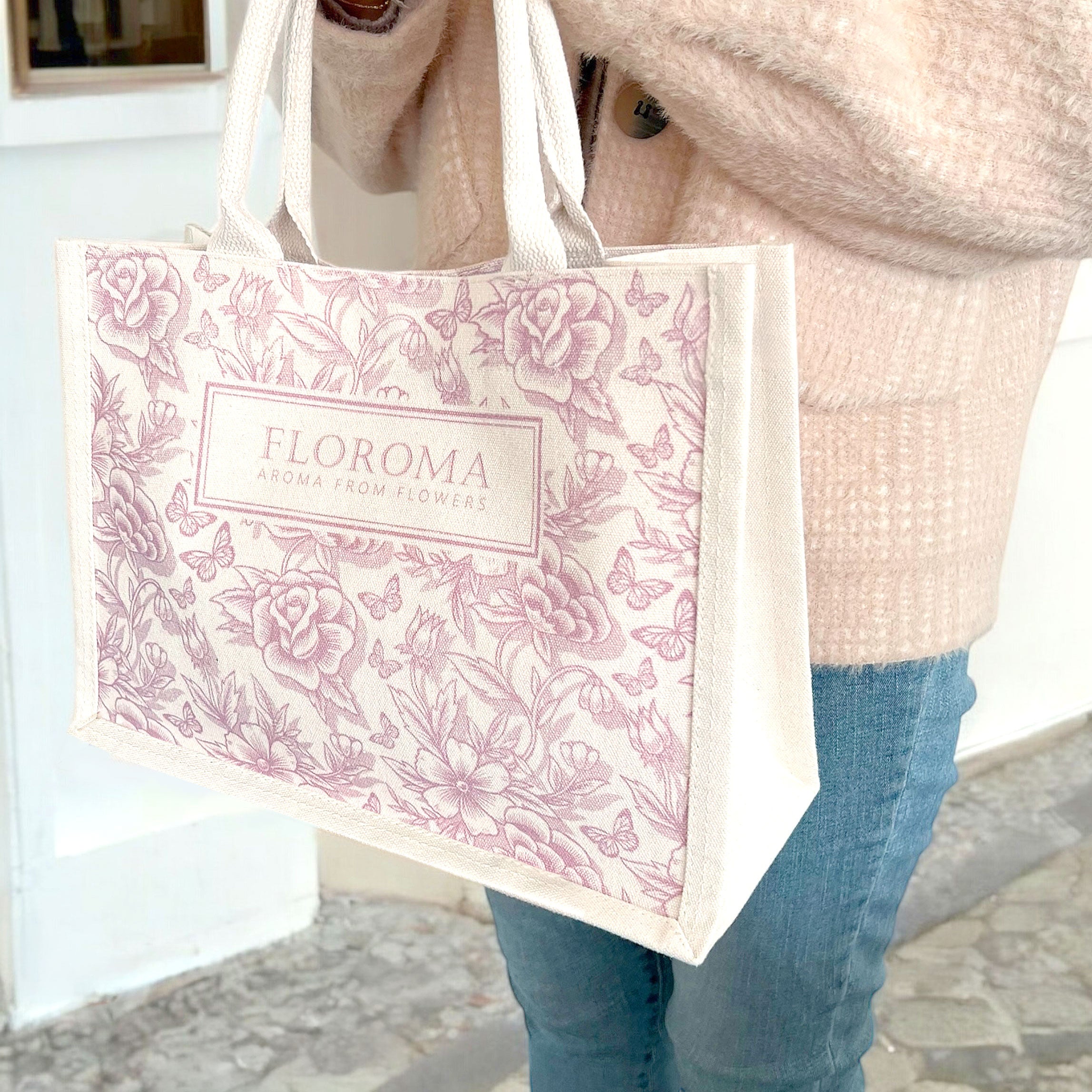 FLOROMA Canvas Bag (Blossom Garden)