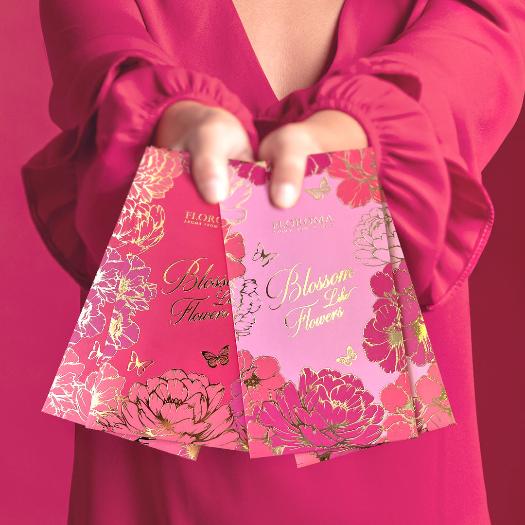 FLOROMA 蝶舞翩翩燙金利是封 (1套8個)