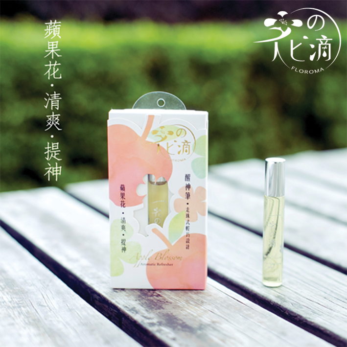 【$78加購價】花の滴 (蘋果花味) 香水醒神筆 - Floroma 花の滴