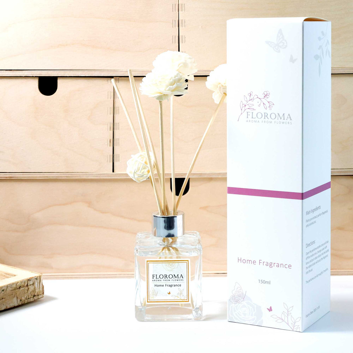 【限時優惠】室內擴香補充裝 250ml Home Diffuser Refill（配擴香藤枝） | Floroma 花之滴